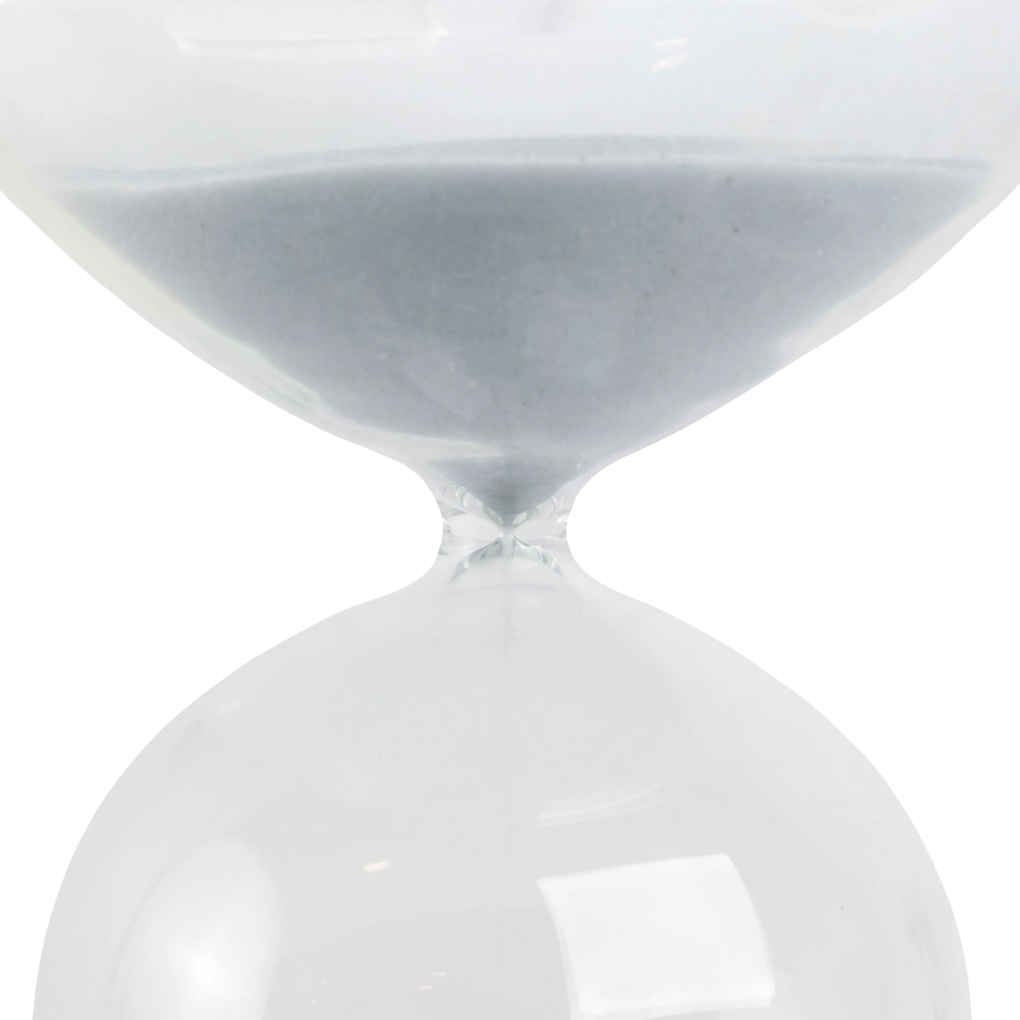 10x5" Glass 60min Large Bubble Sandtimer, Clear