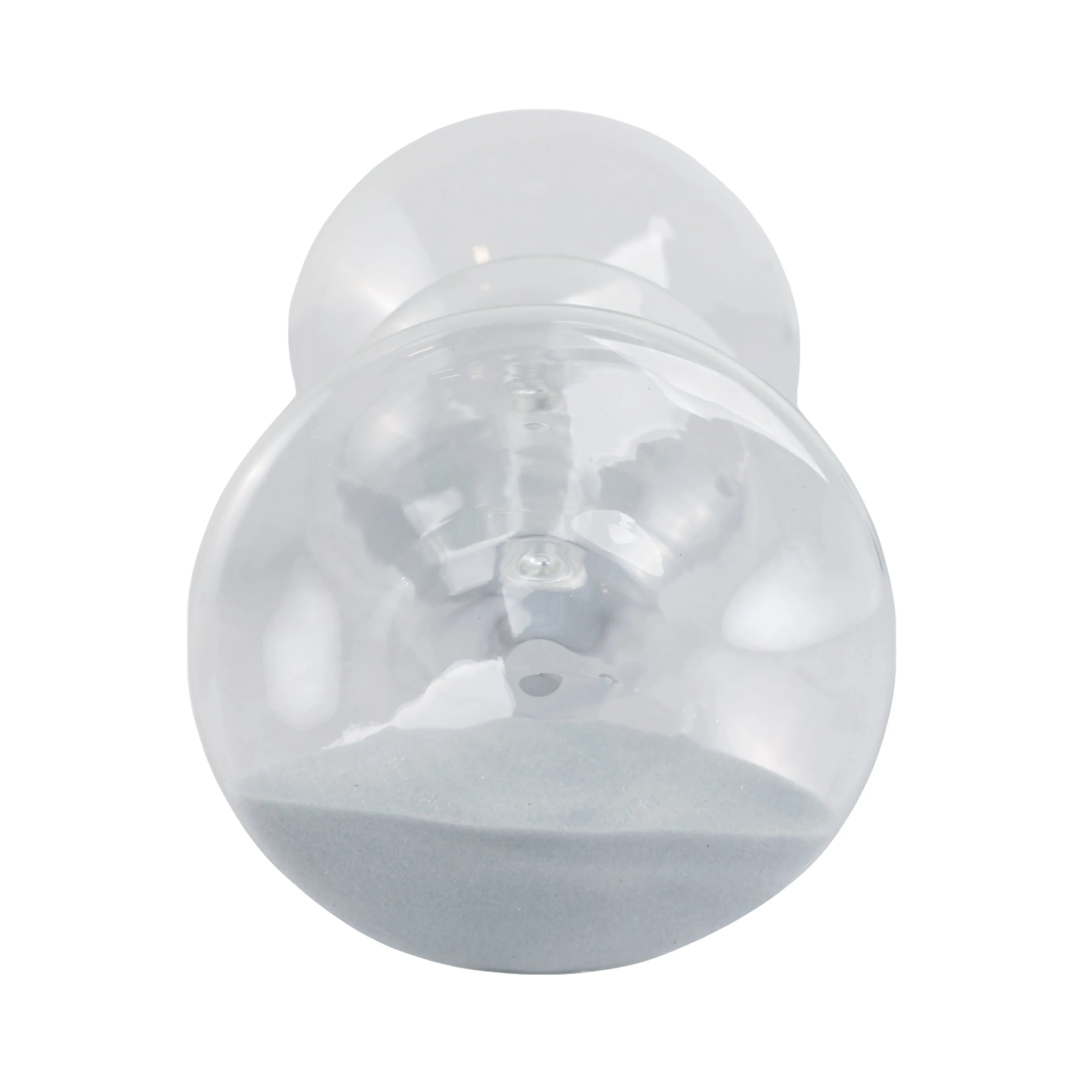 10x5" Glass 60min Large Bubble Sandtimer, Clear
