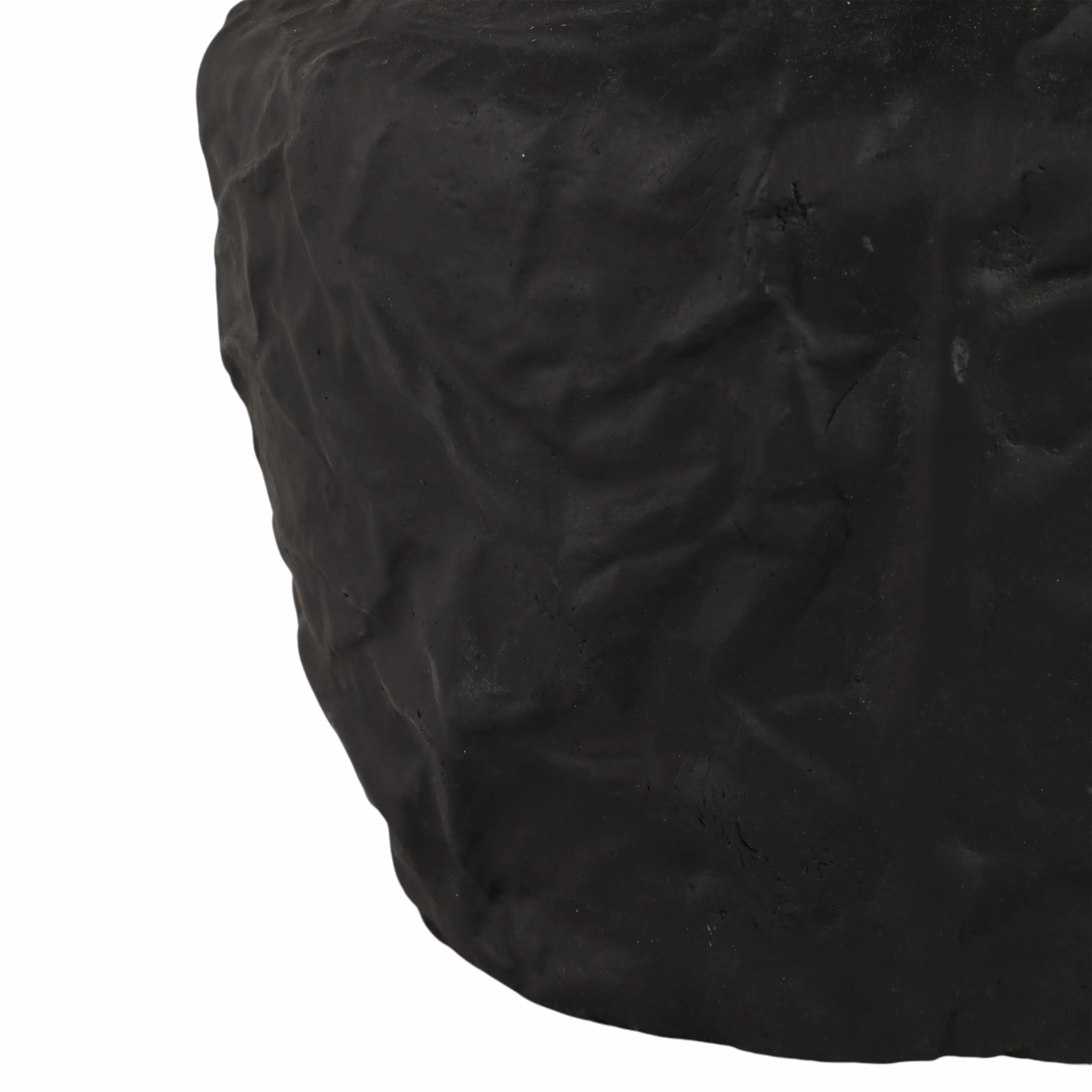 11" Cleo Medium Black Ecomix Vase