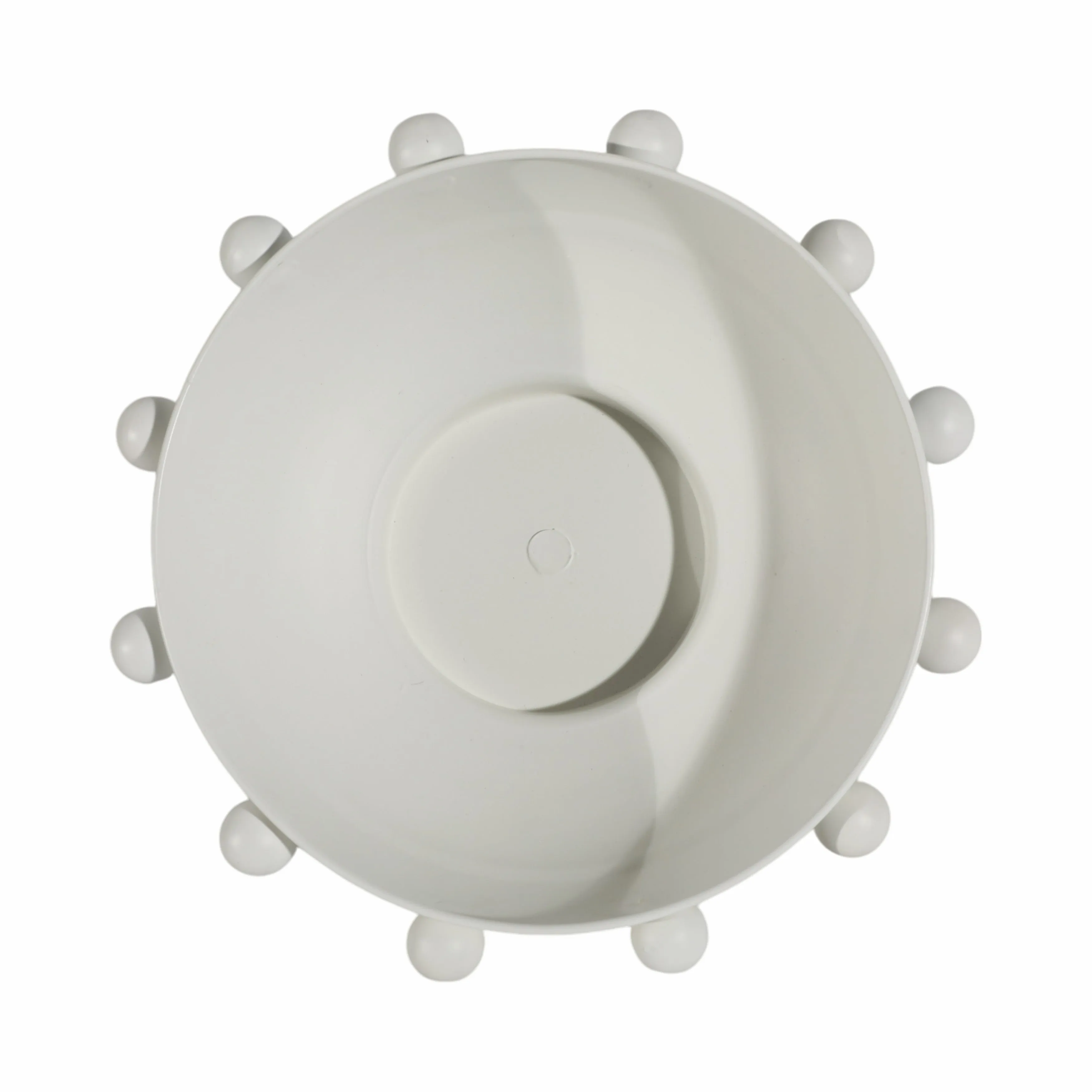 11" Hobnail Bowl, White
