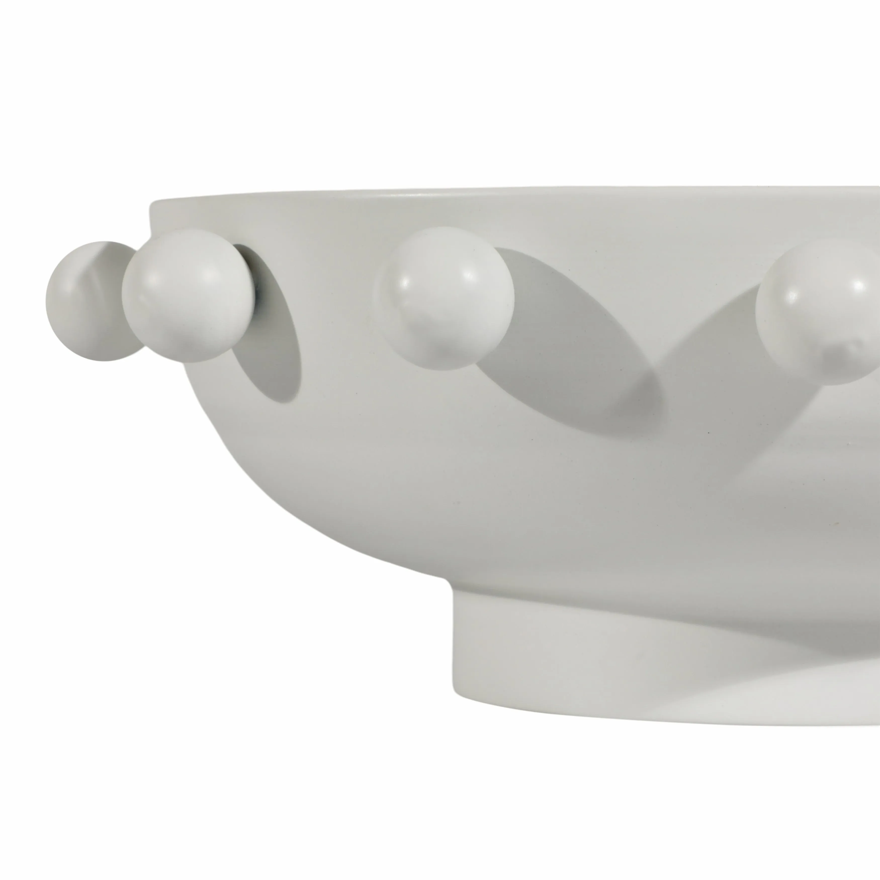 11" Hobnail Bowl, White
