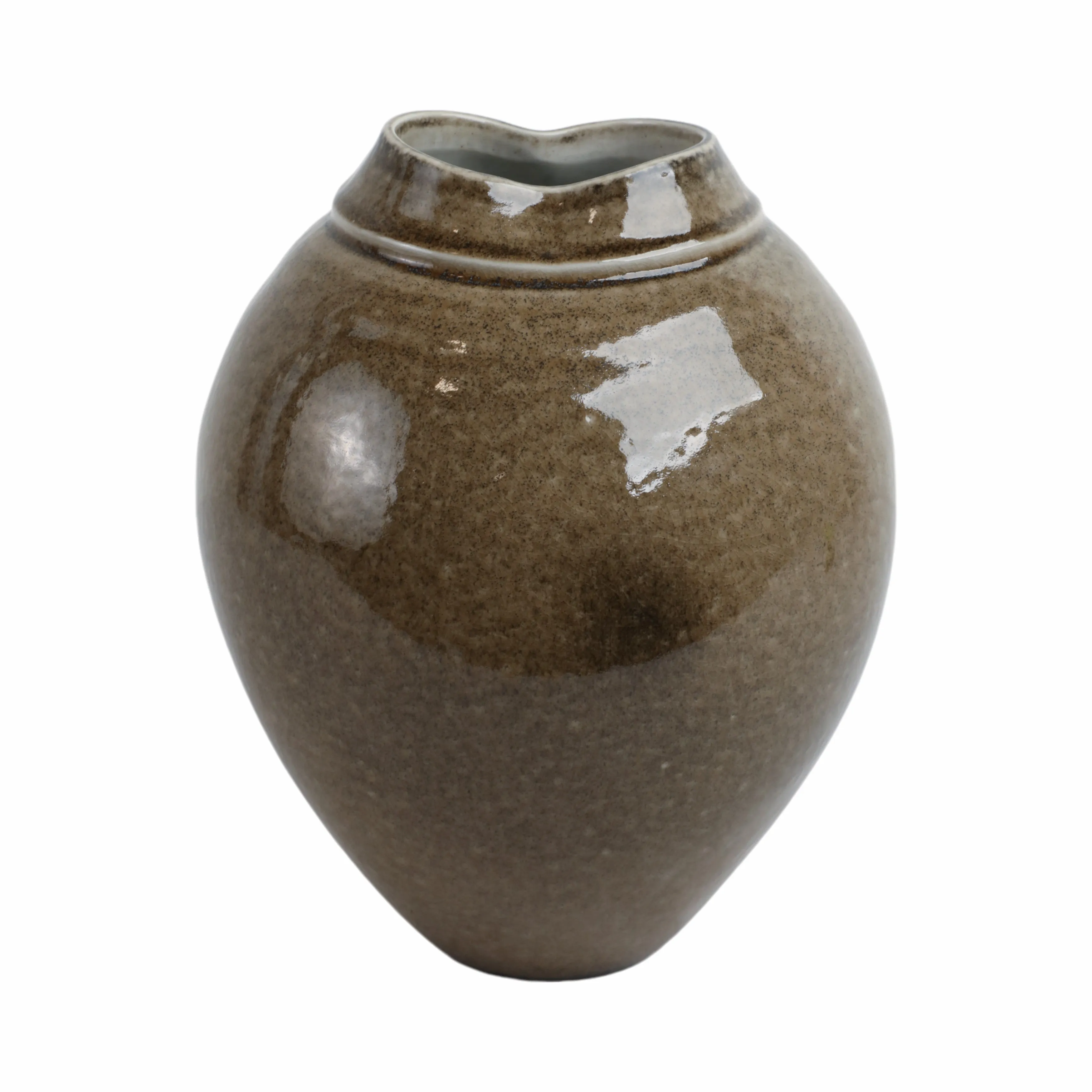 11" Obidos Small And Wide Portugal Vase