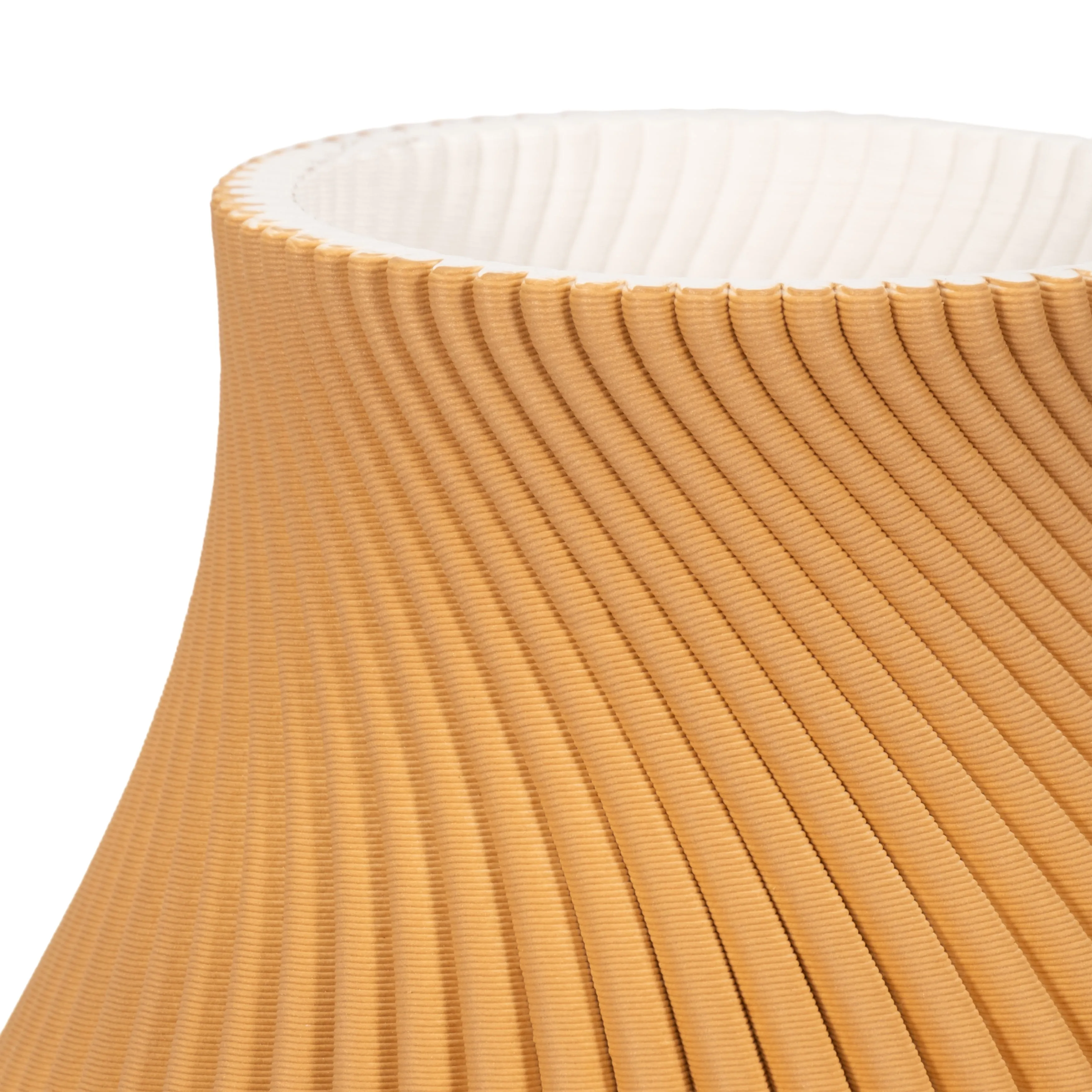 11" SEYMOUR 3D PRINTED VASE, APPLE CINNAMON