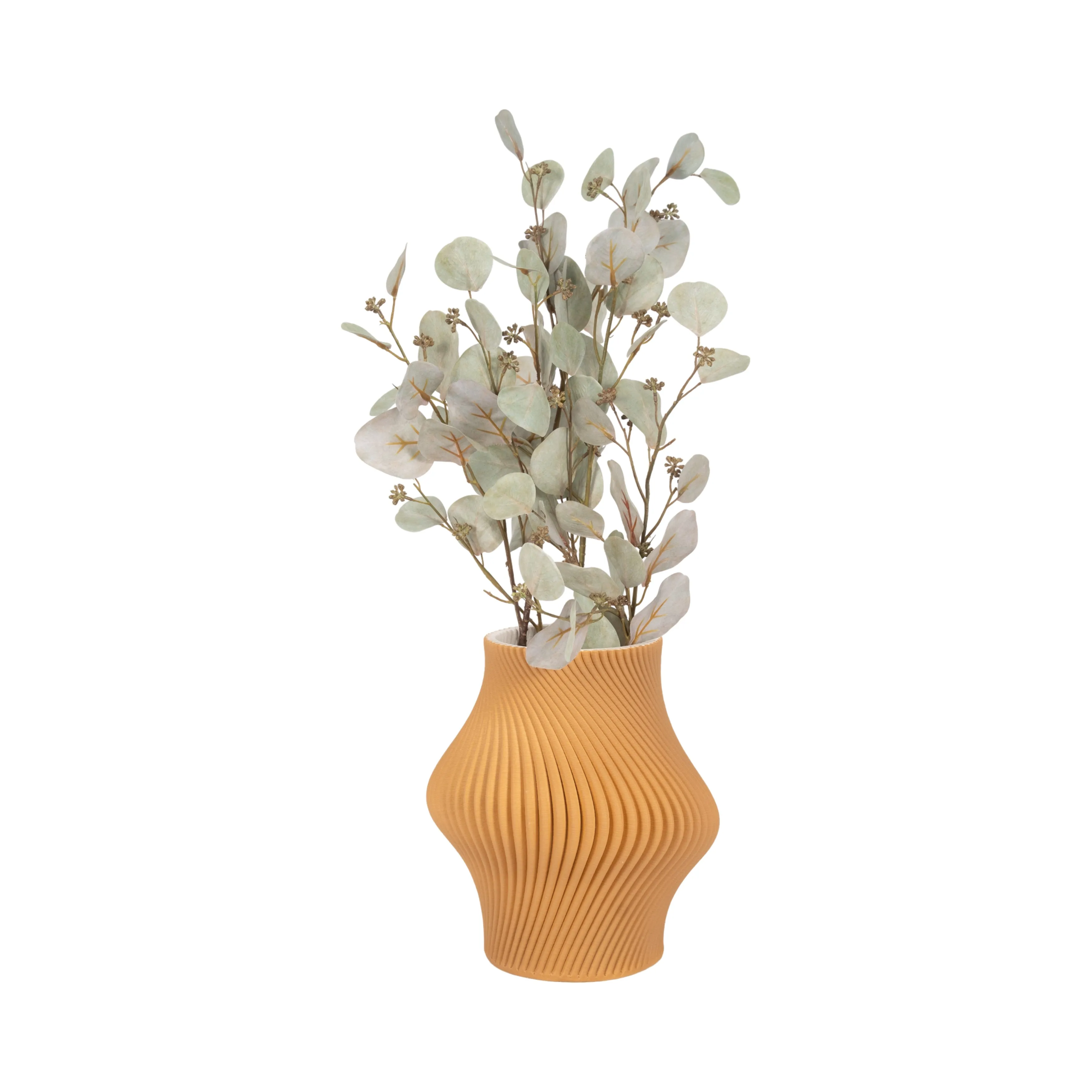 11" SEYMOUR 3D PRINTED VASE, APPLE CINNAMON