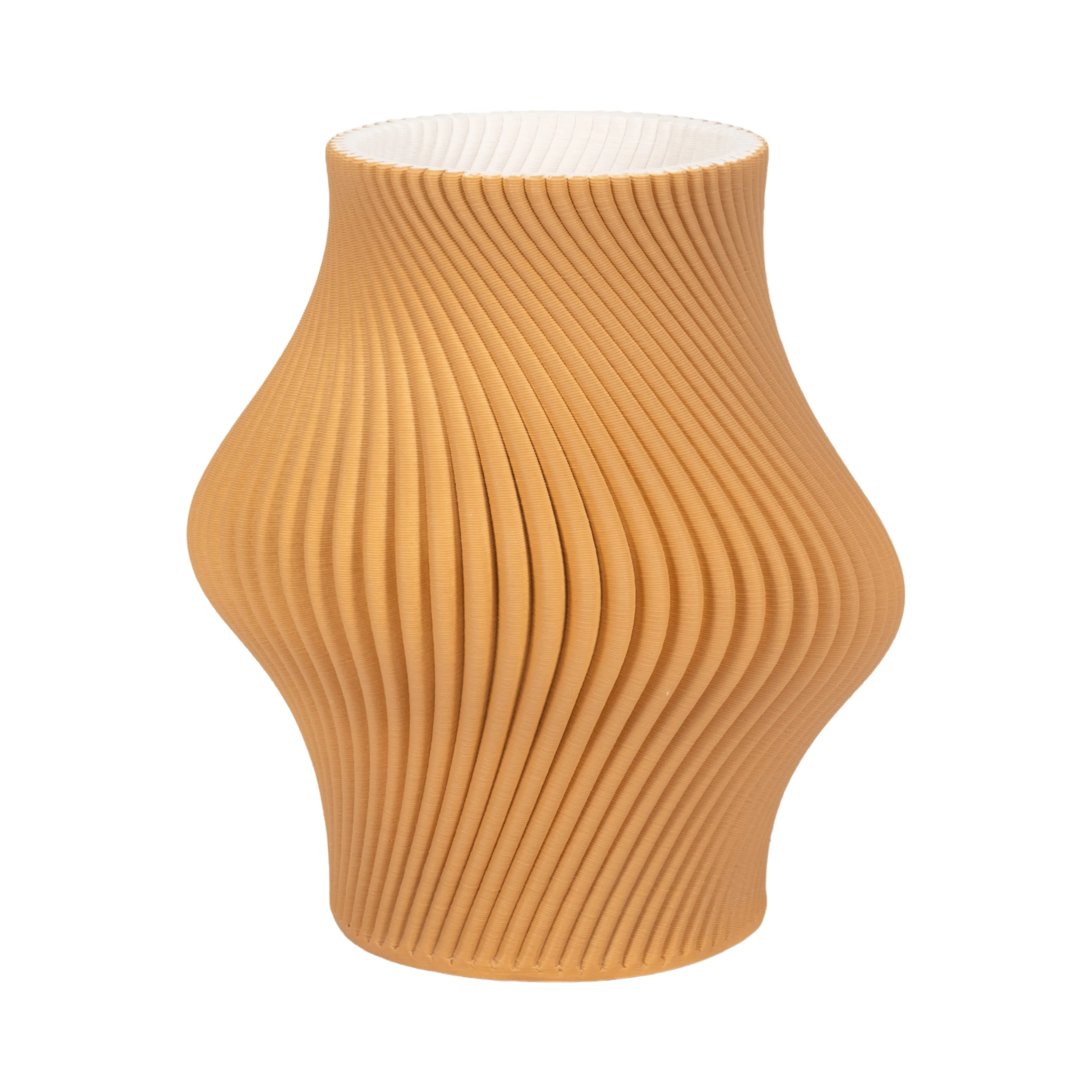 11" SEYMOUR 3D PRINTED VASE, APPLE CINNAMON