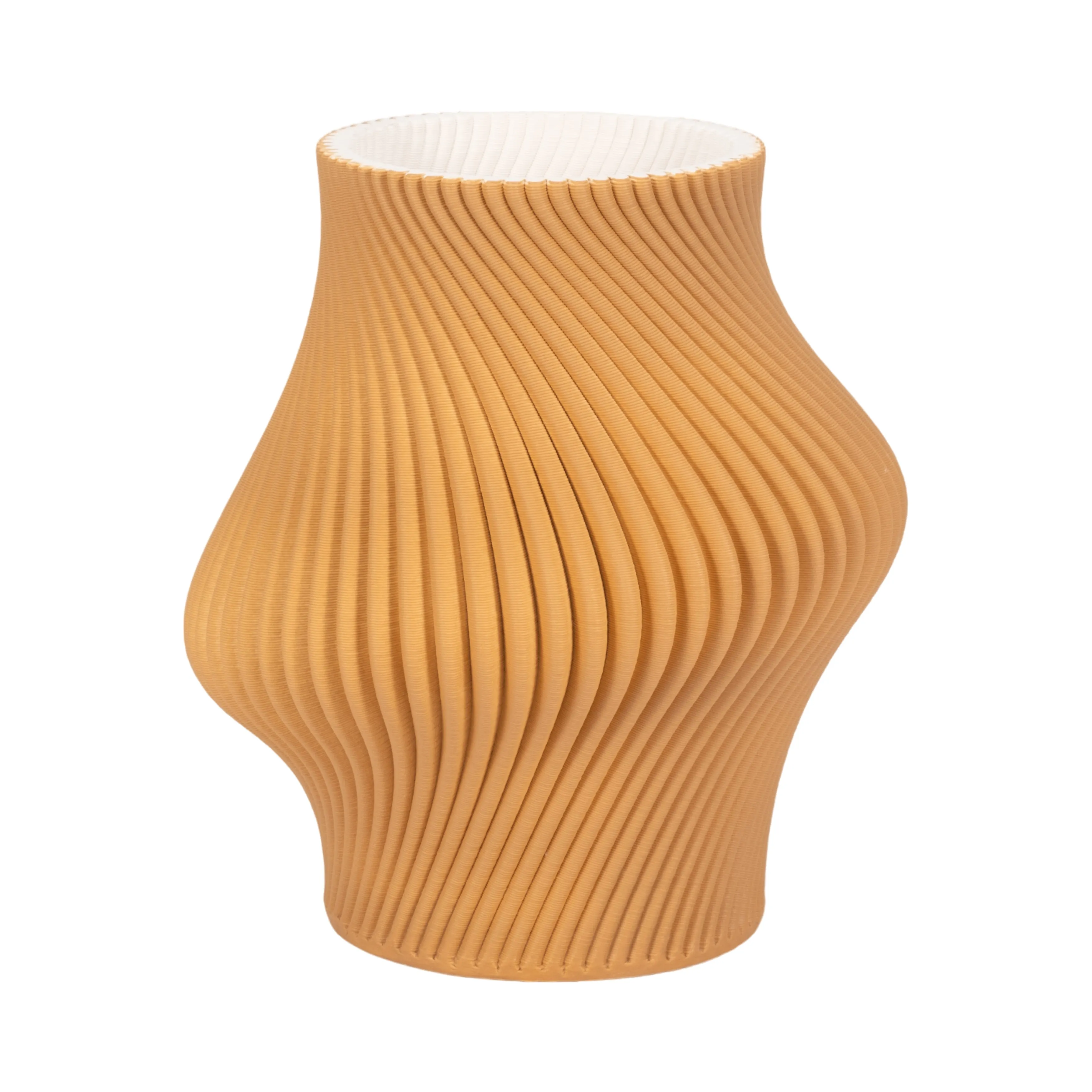 11" SEYMOUR 3D PRINTED VASE, APPLE CINNAMON