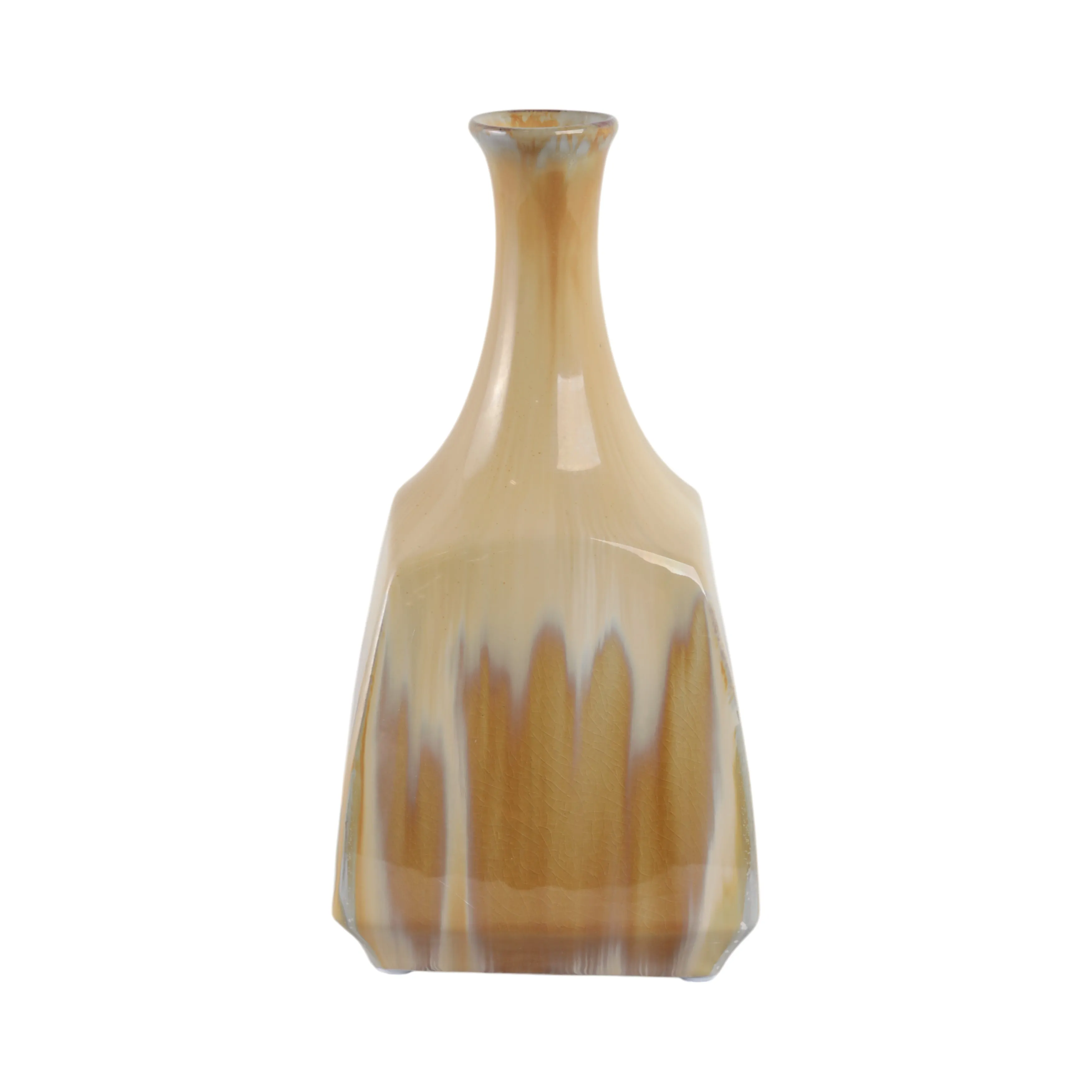 12" Bellevue Small Ceramic Vase, Multi
