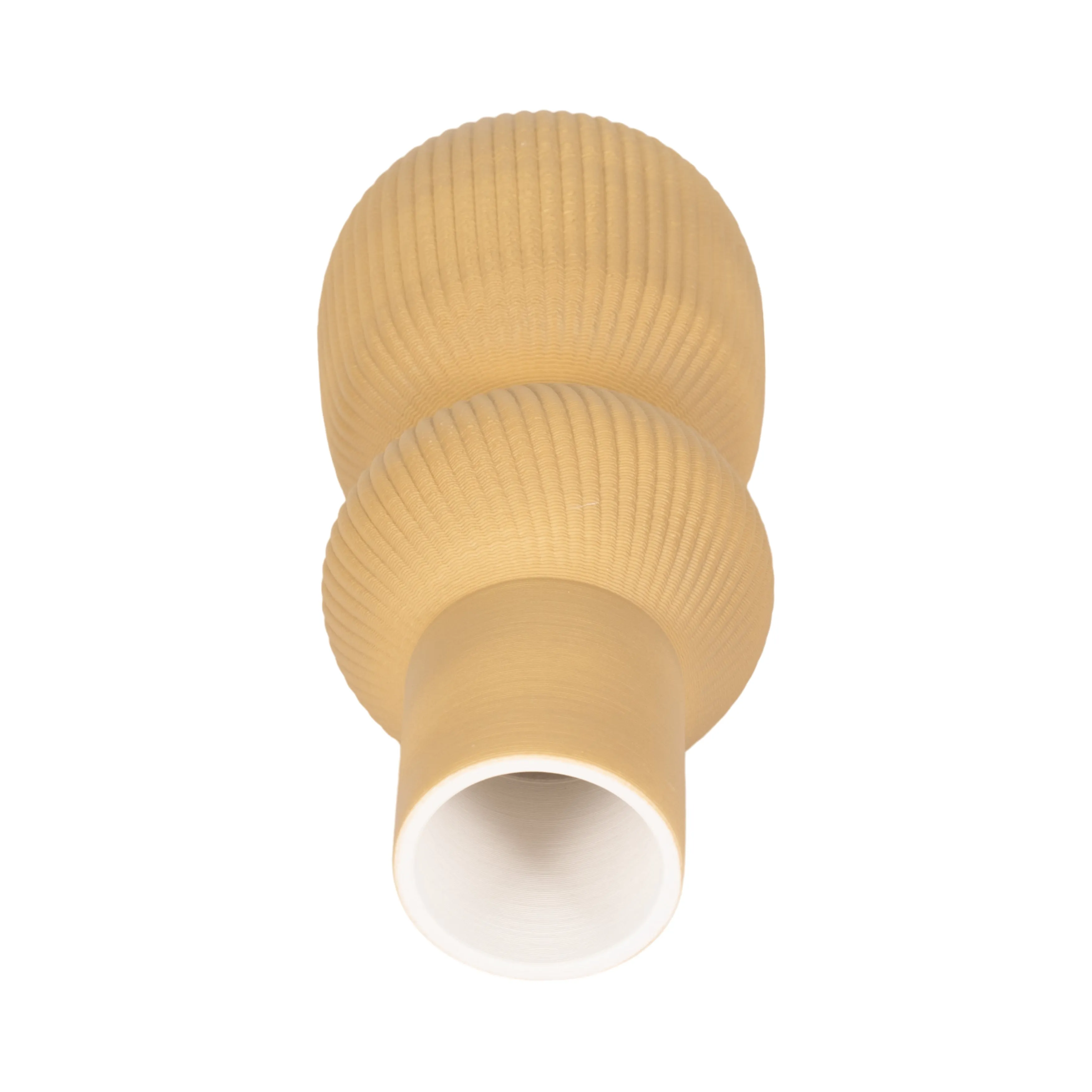 12" MARCHENA 3D PRINTED VASE, ICED COFFEE