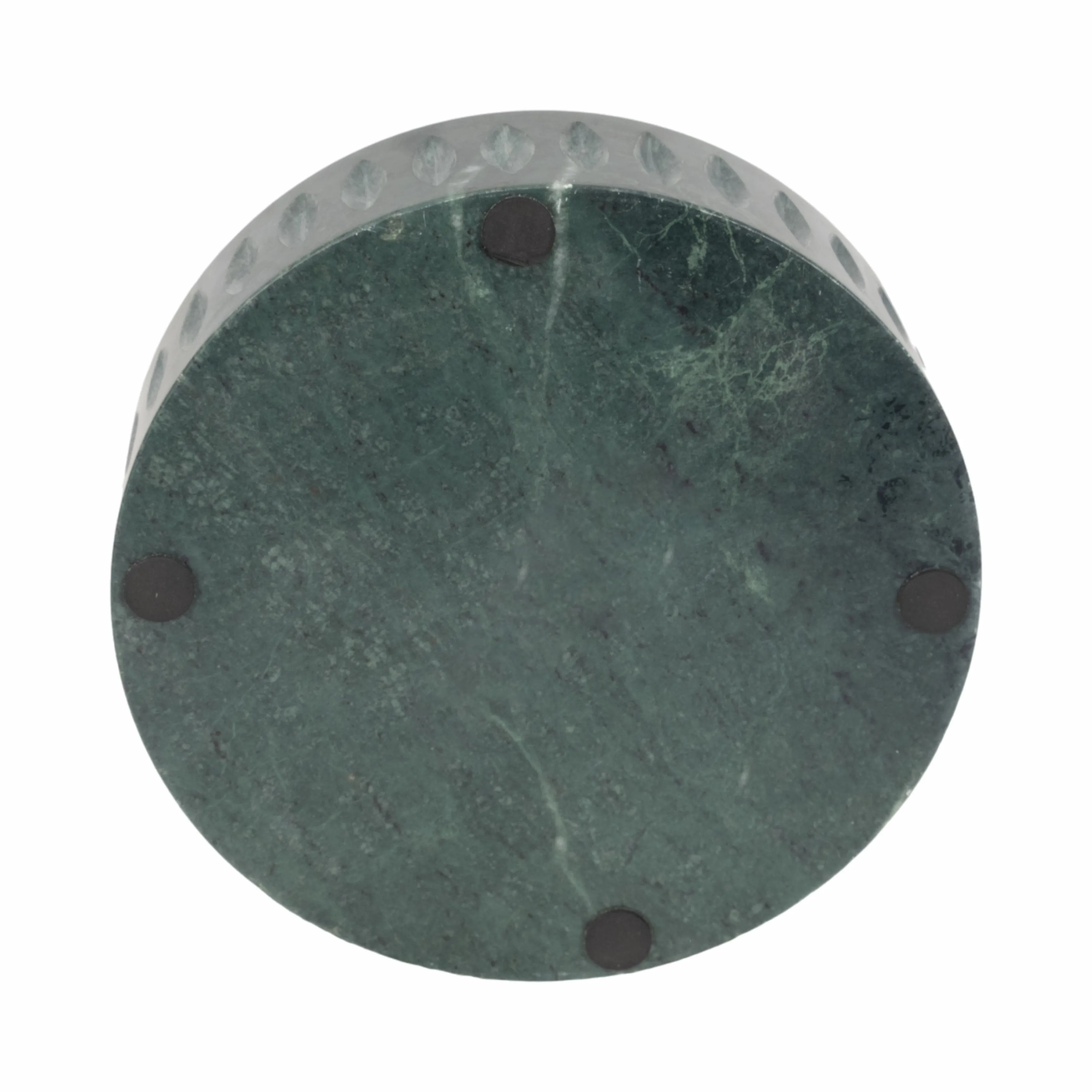 12" Rosalie Green Marble Bowl