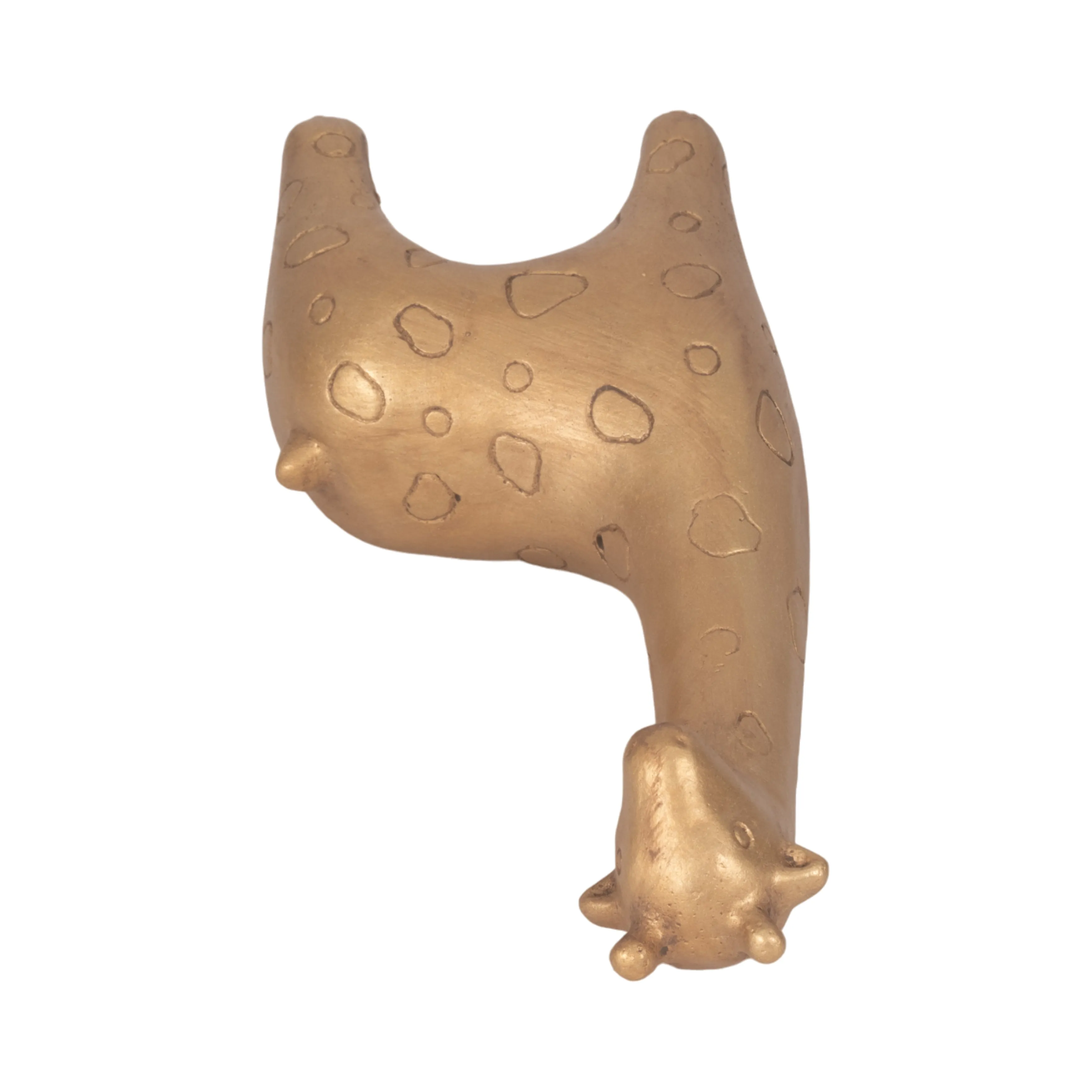 12" Standing Giraffe, Gold