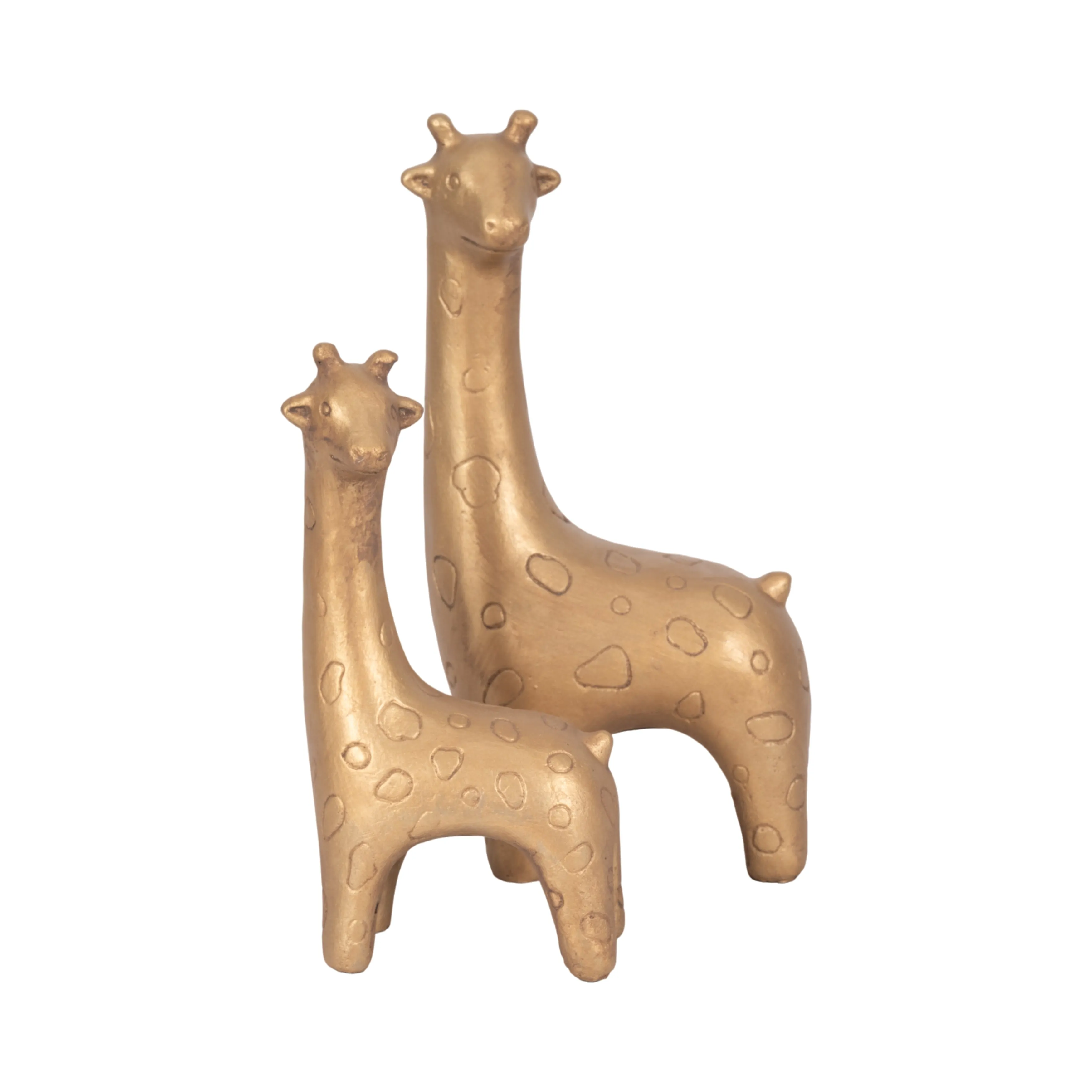 12" Standing Giraffe, Gold