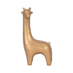 12" Standing Giraffe, Gold