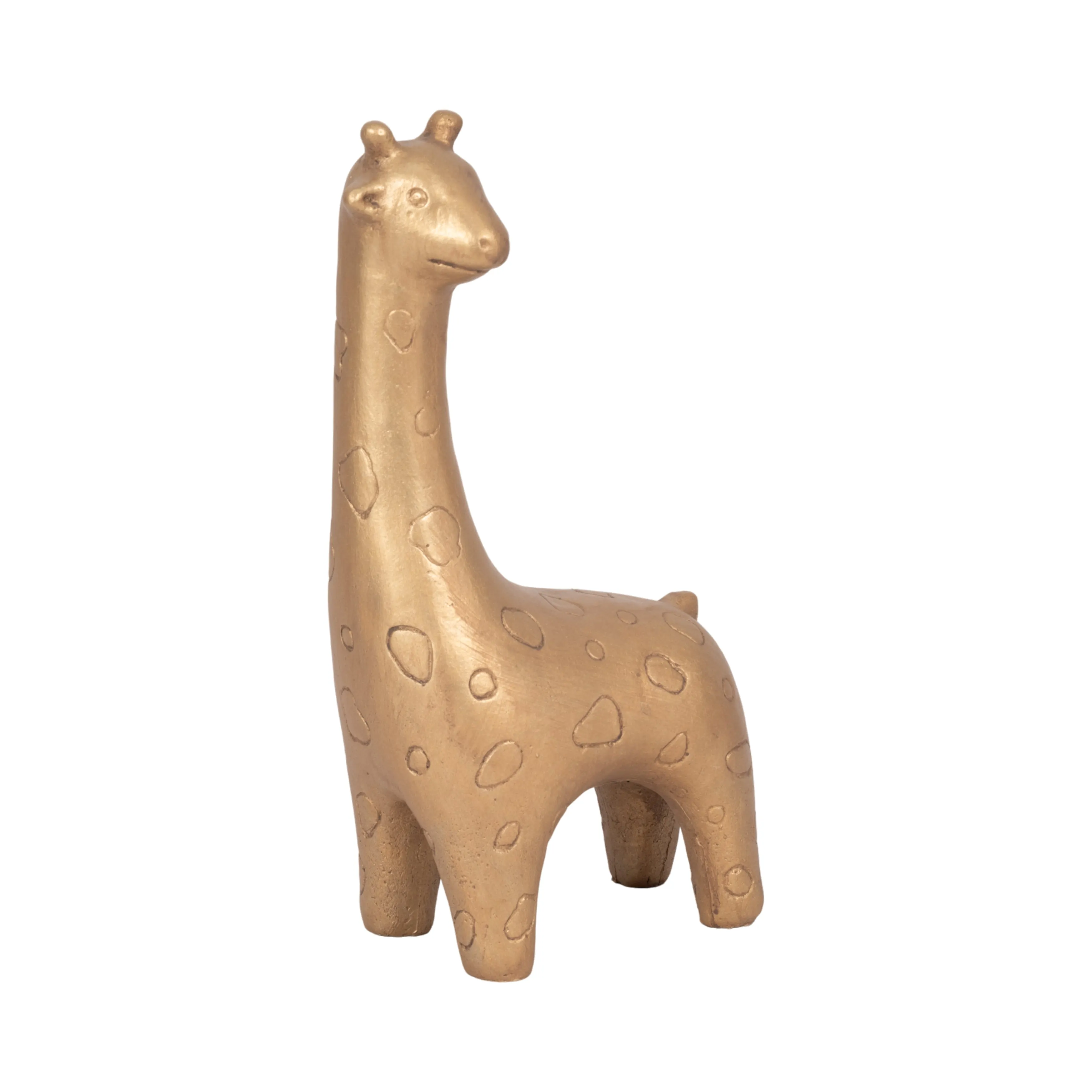 12" Standing Giraffe, Gold
