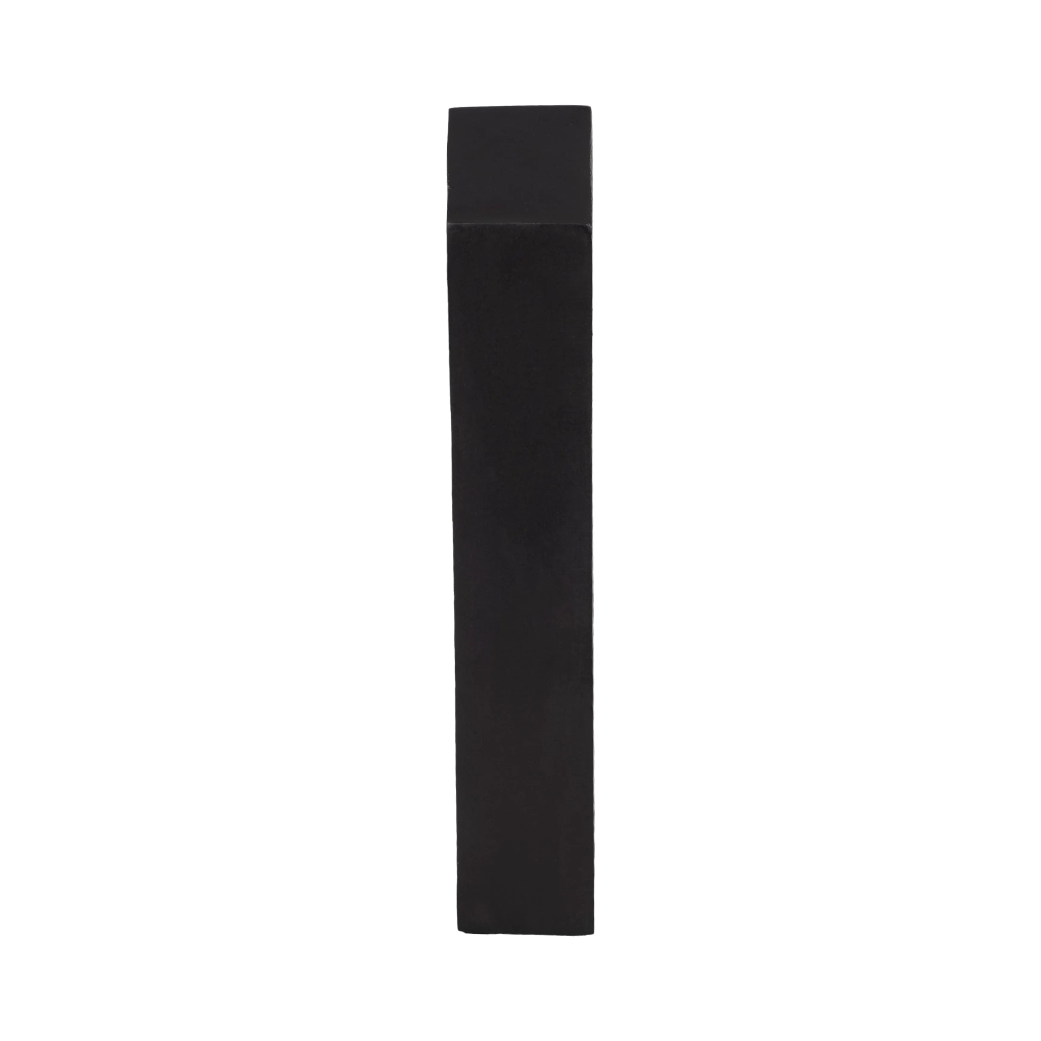 12" Wood House Decor, Black