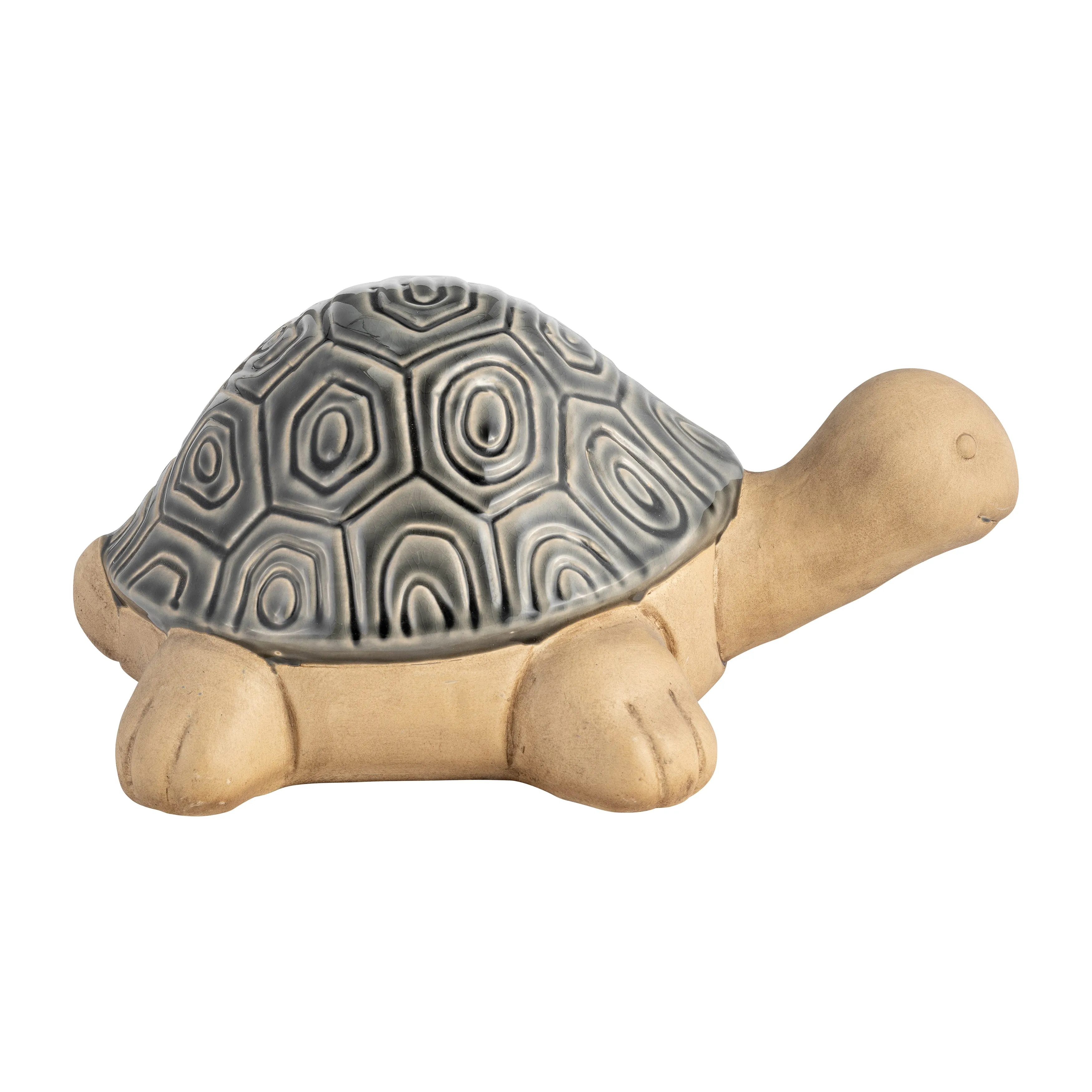 13" TORTOISE DECO, GRAY