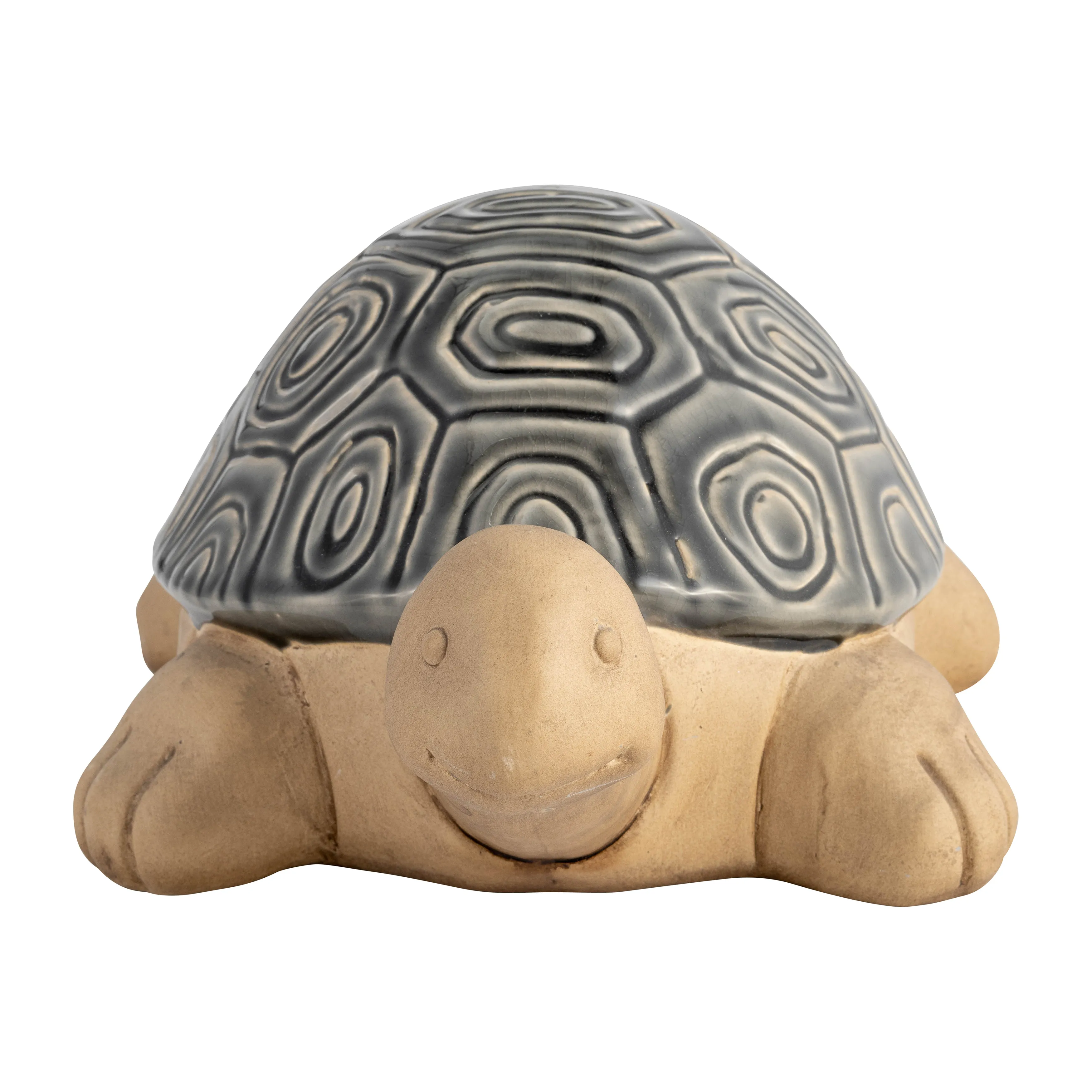 13" TORTOISE DECO, GRAY