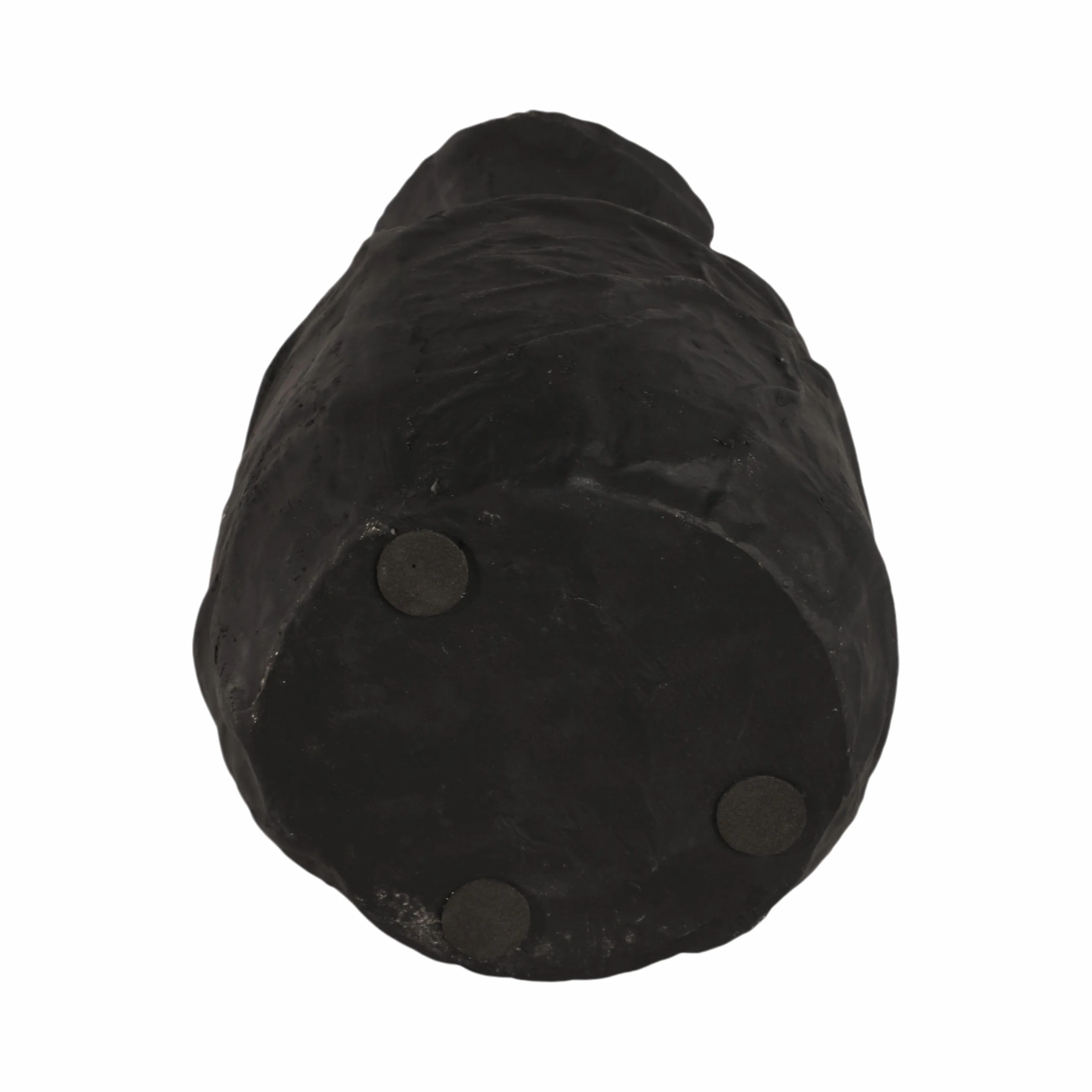 14" Cleo Large Black Ecomix Vase