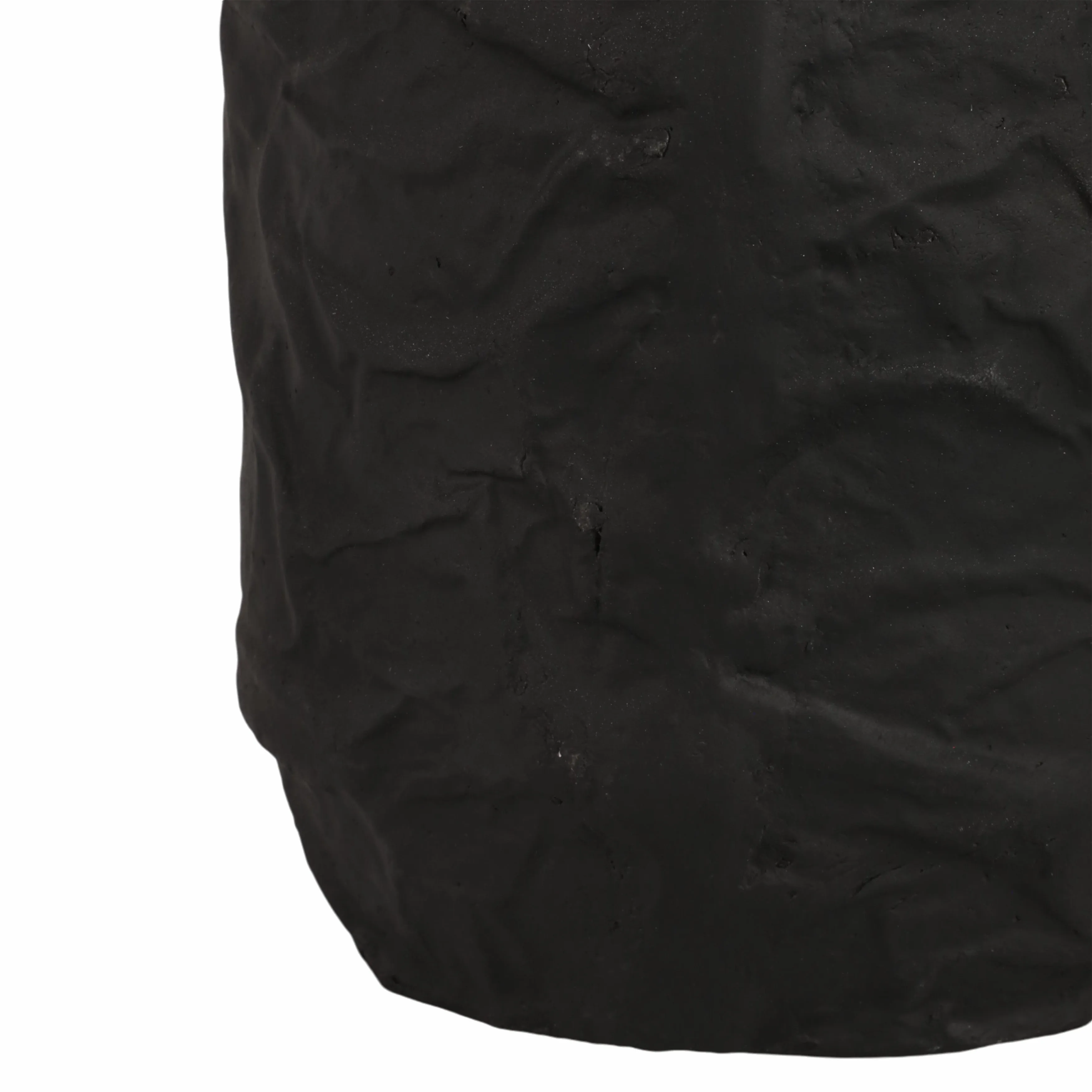 14" Cleo Large Black Ecomix Vase
