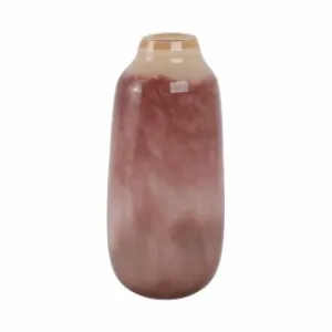 15" KANO LARGE MAUVE GLASS VASE