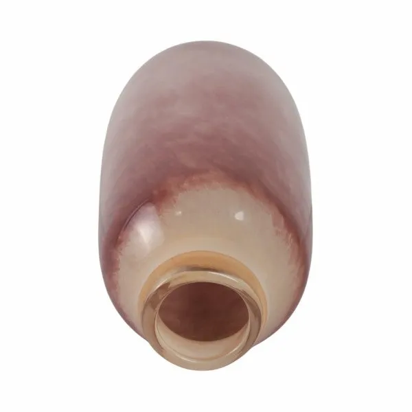 15" KANO LARGE MAUVE GLASS VASE