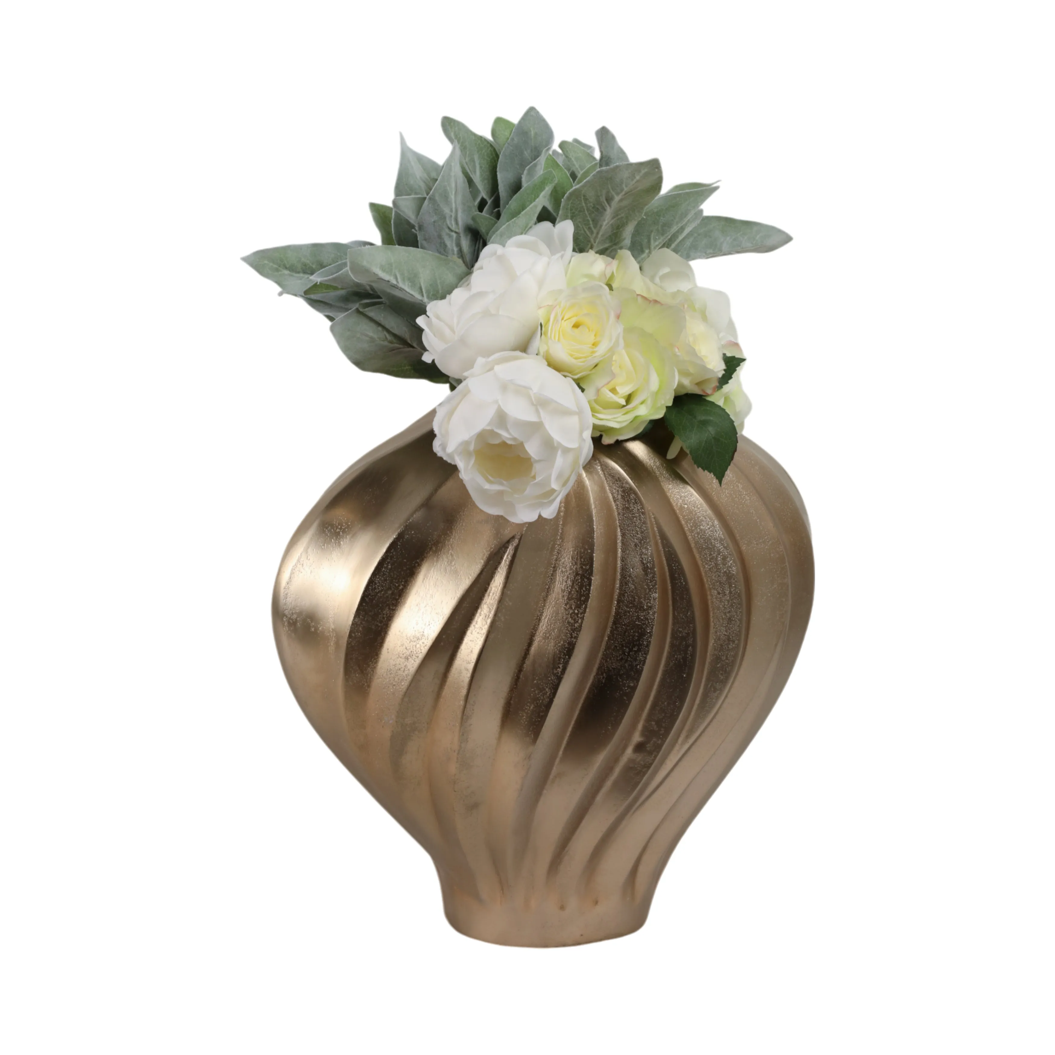 15" Racine Small Gold Vase