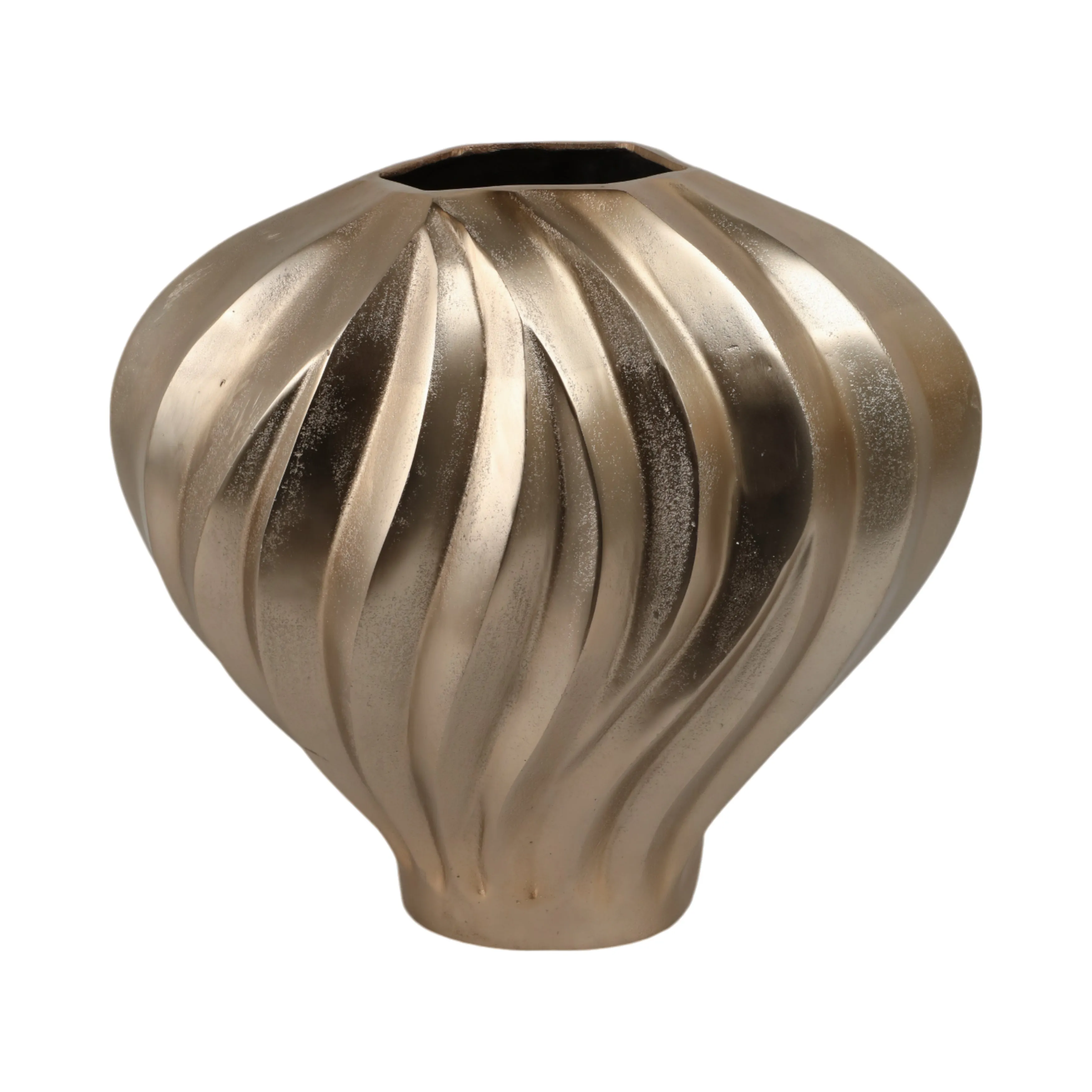 15" Racine Small Gold Vase