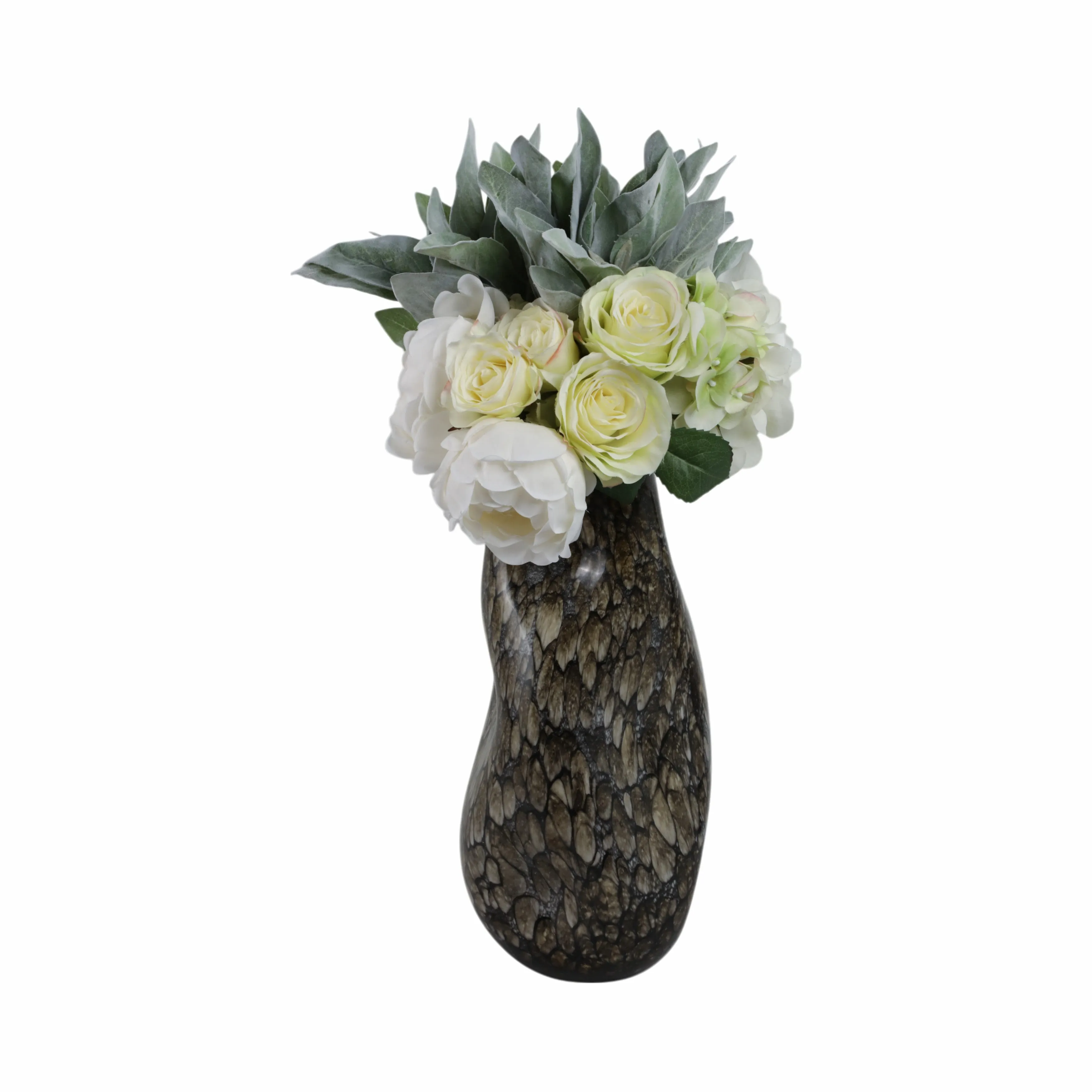 15" Tunis Medium Speckled Glass Vase
