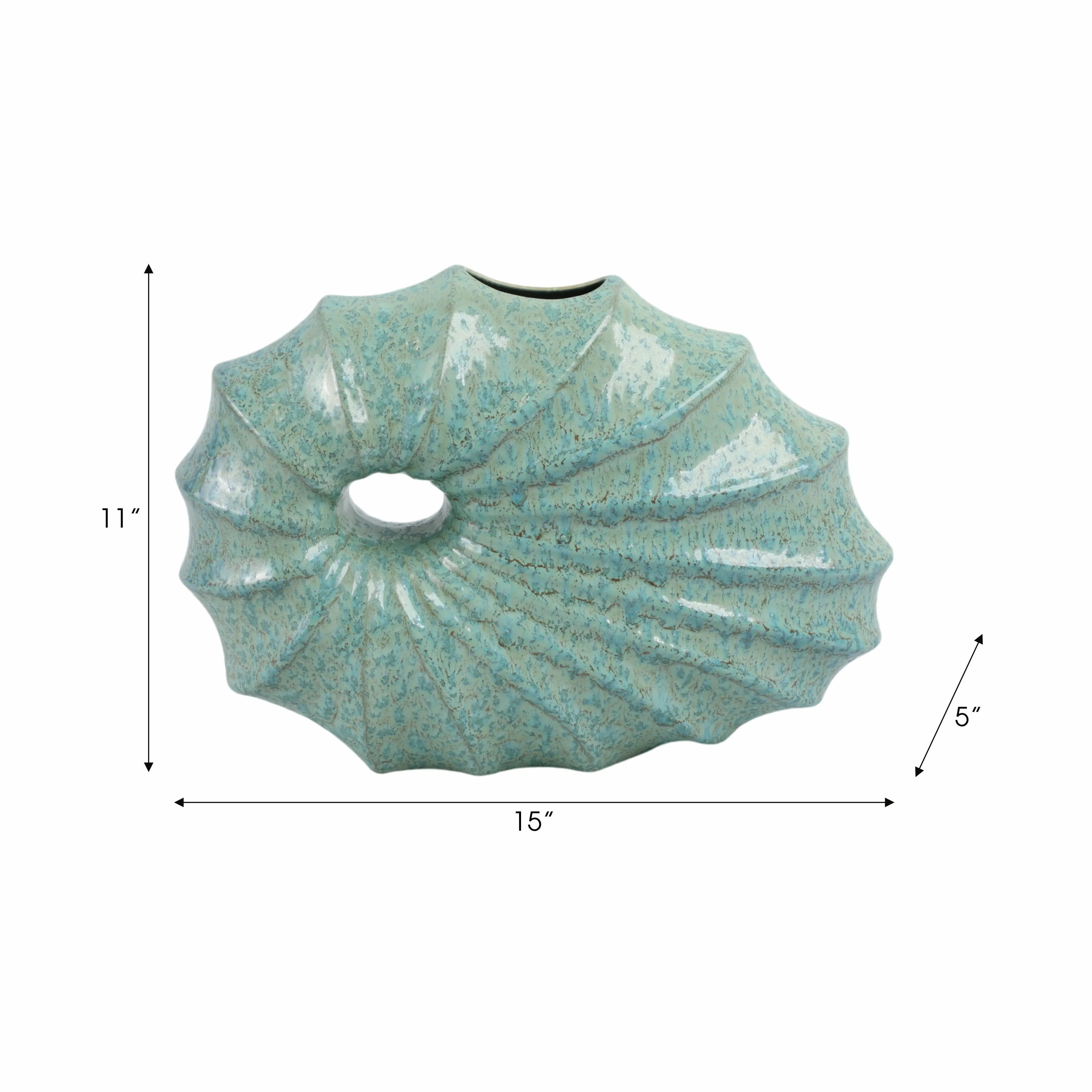 15x11" Moura Shell Portugal Vase