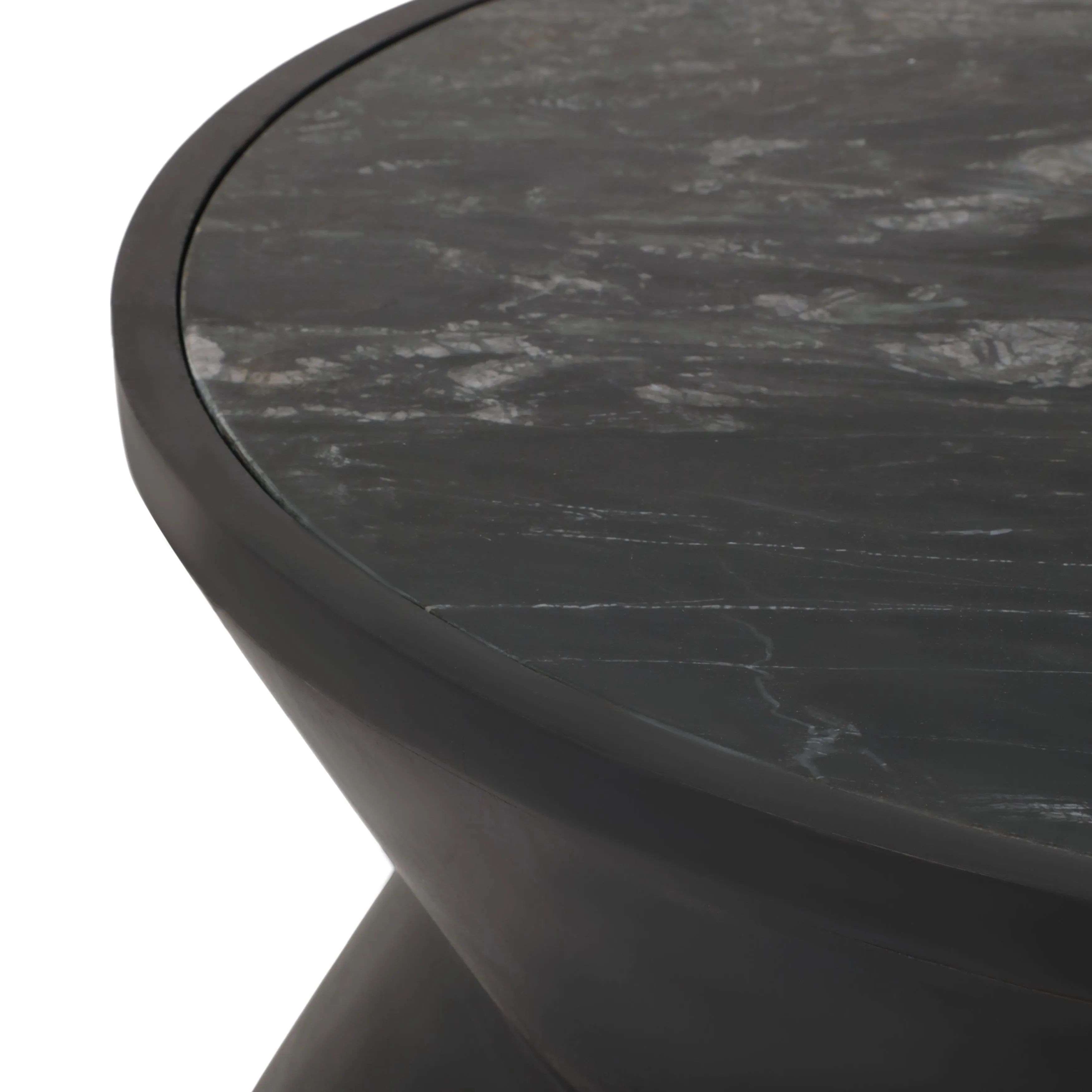 16" Crestly Black Coffee Table