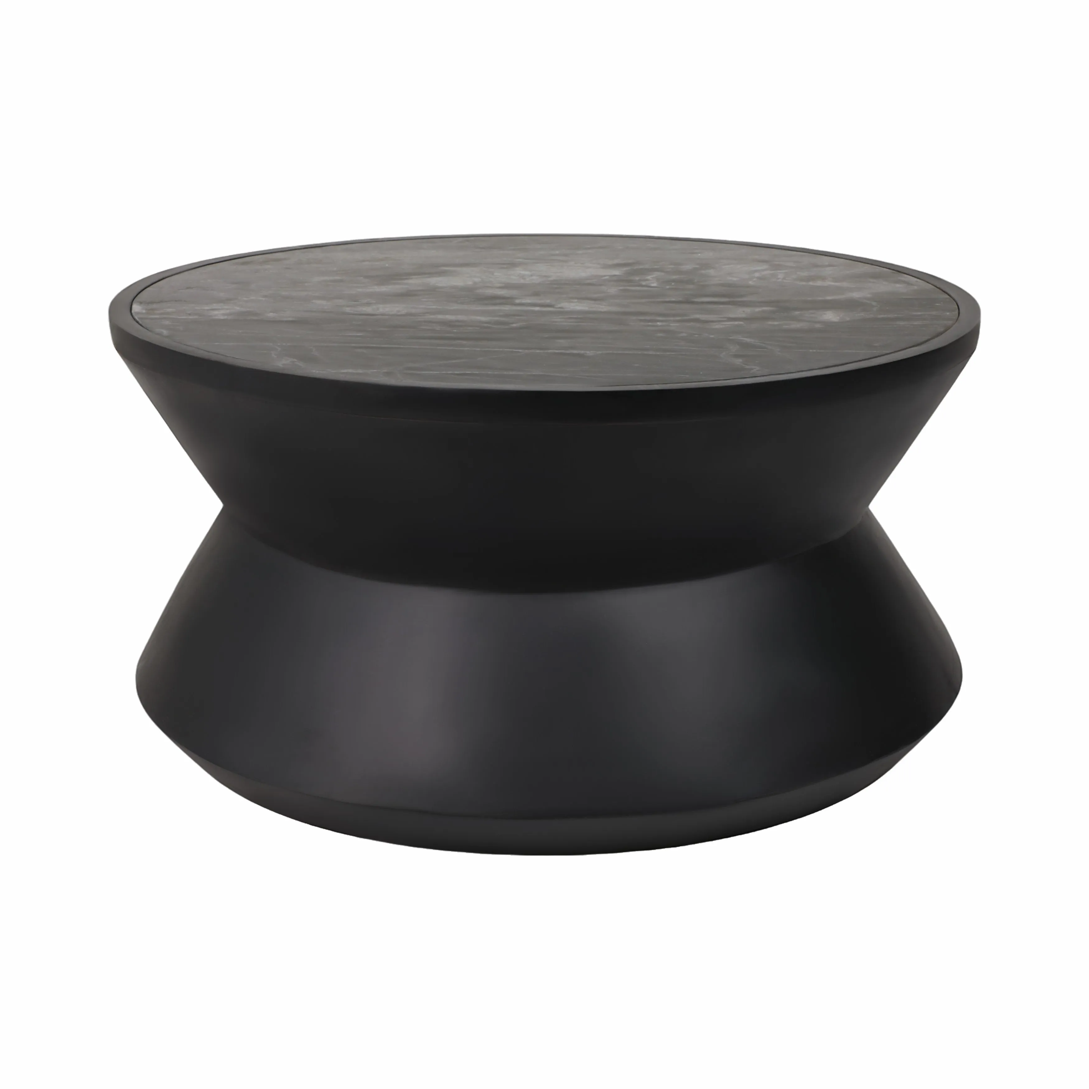 16" Crestly Black Coffee Table