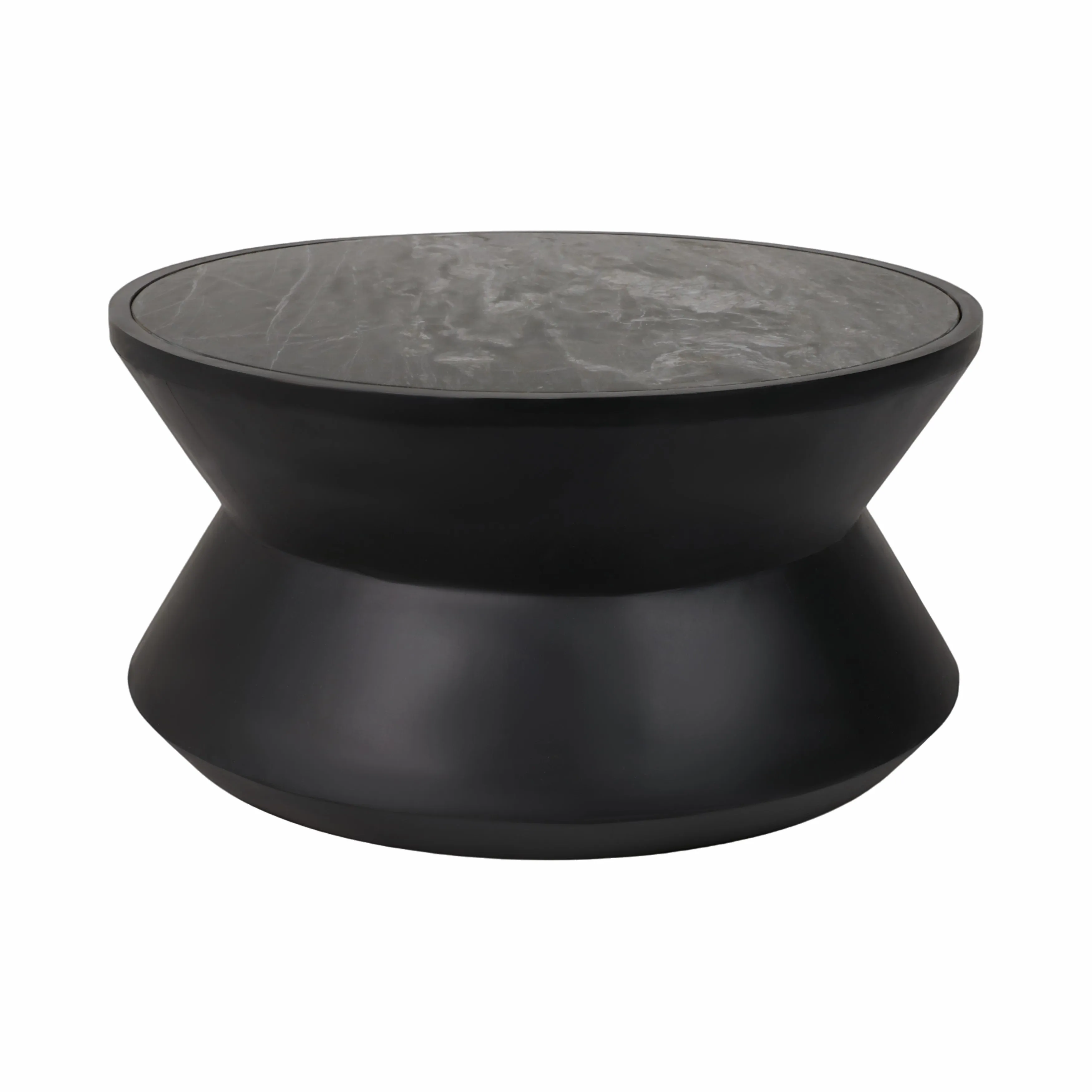 16" Crestly Black Coffee Table