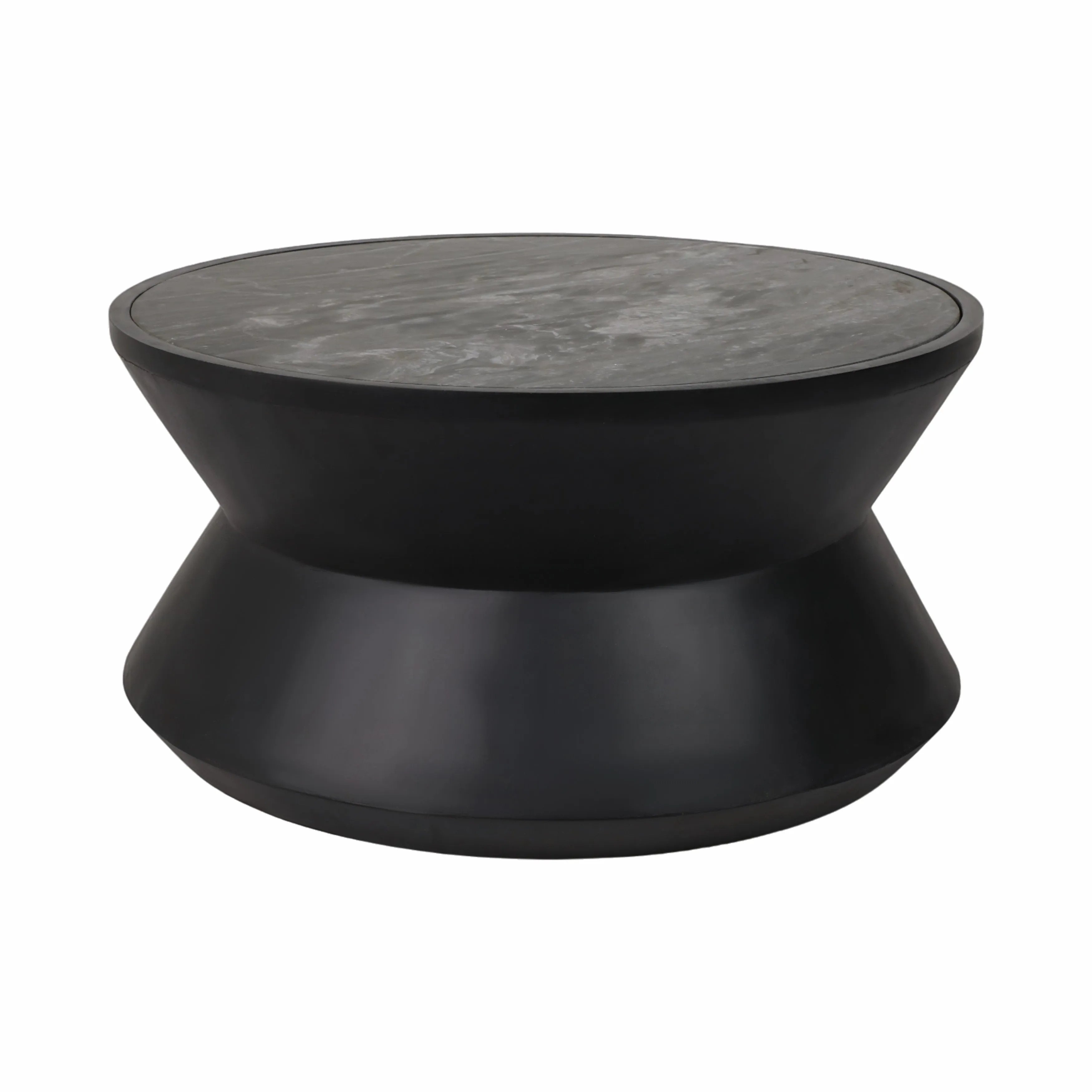 16" Crestly Black Coffee Table
