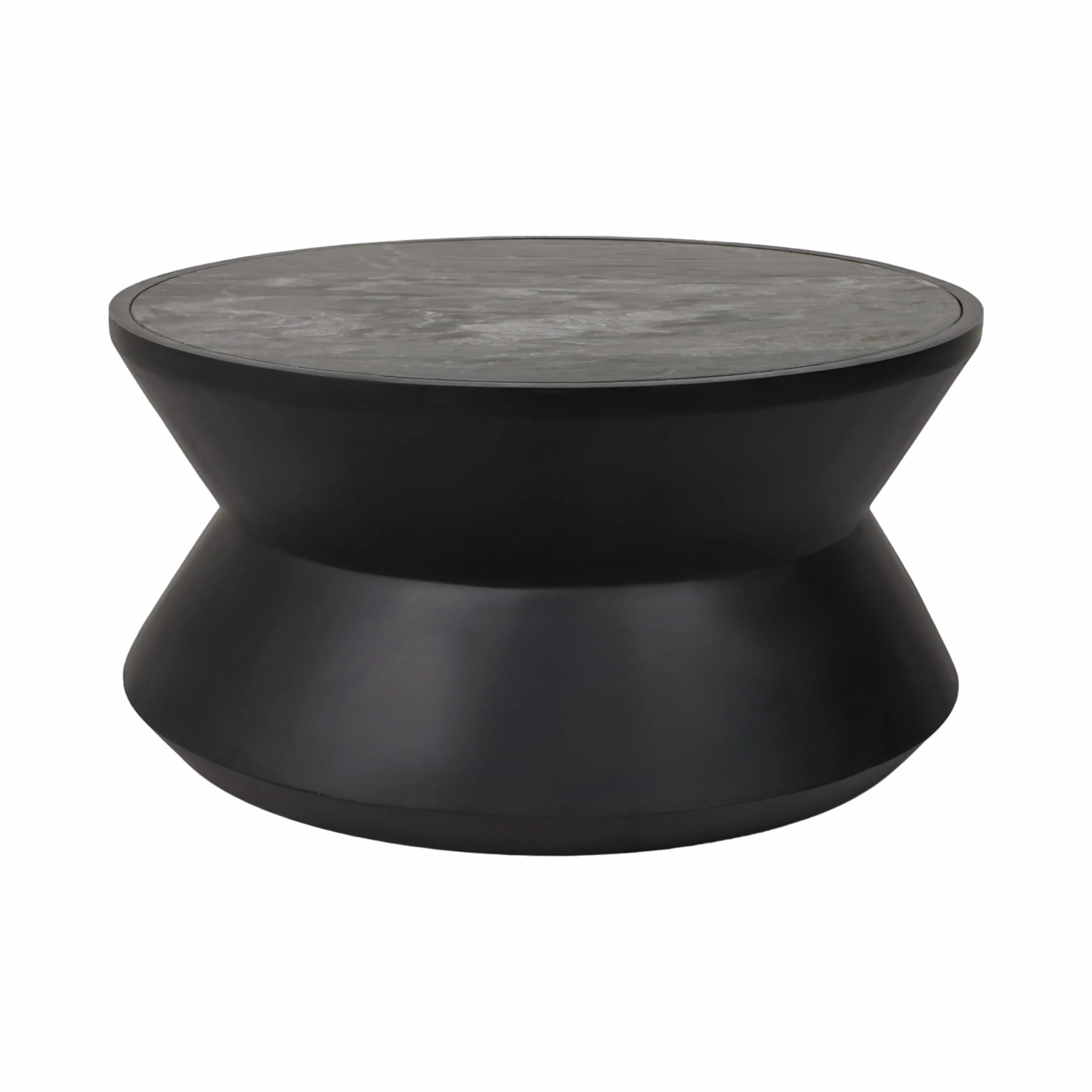 16" Crestly Black Coffee Table