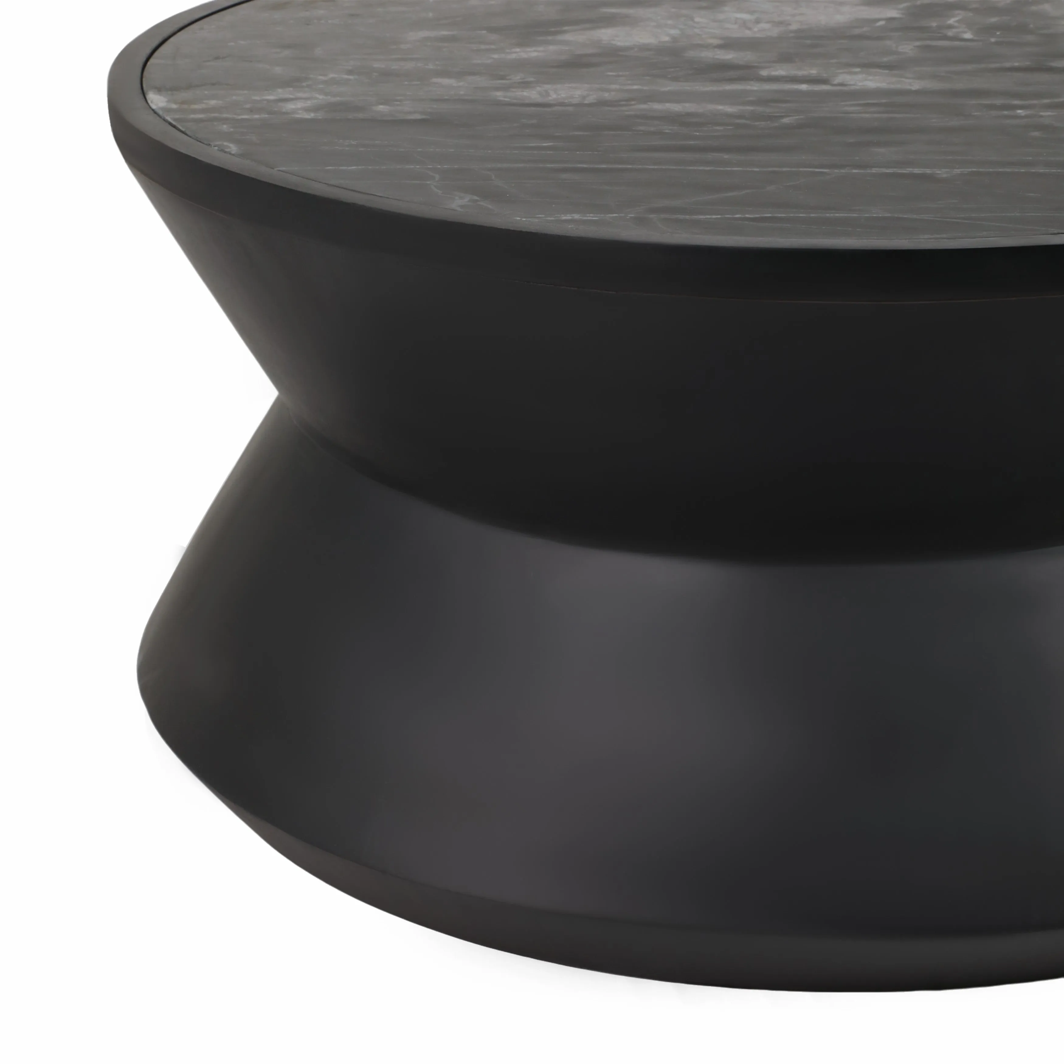16" Crestly Black Coffee Table