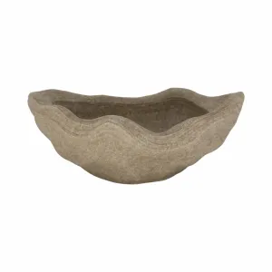 16" Flowood Brown Quartz Resin Bowl