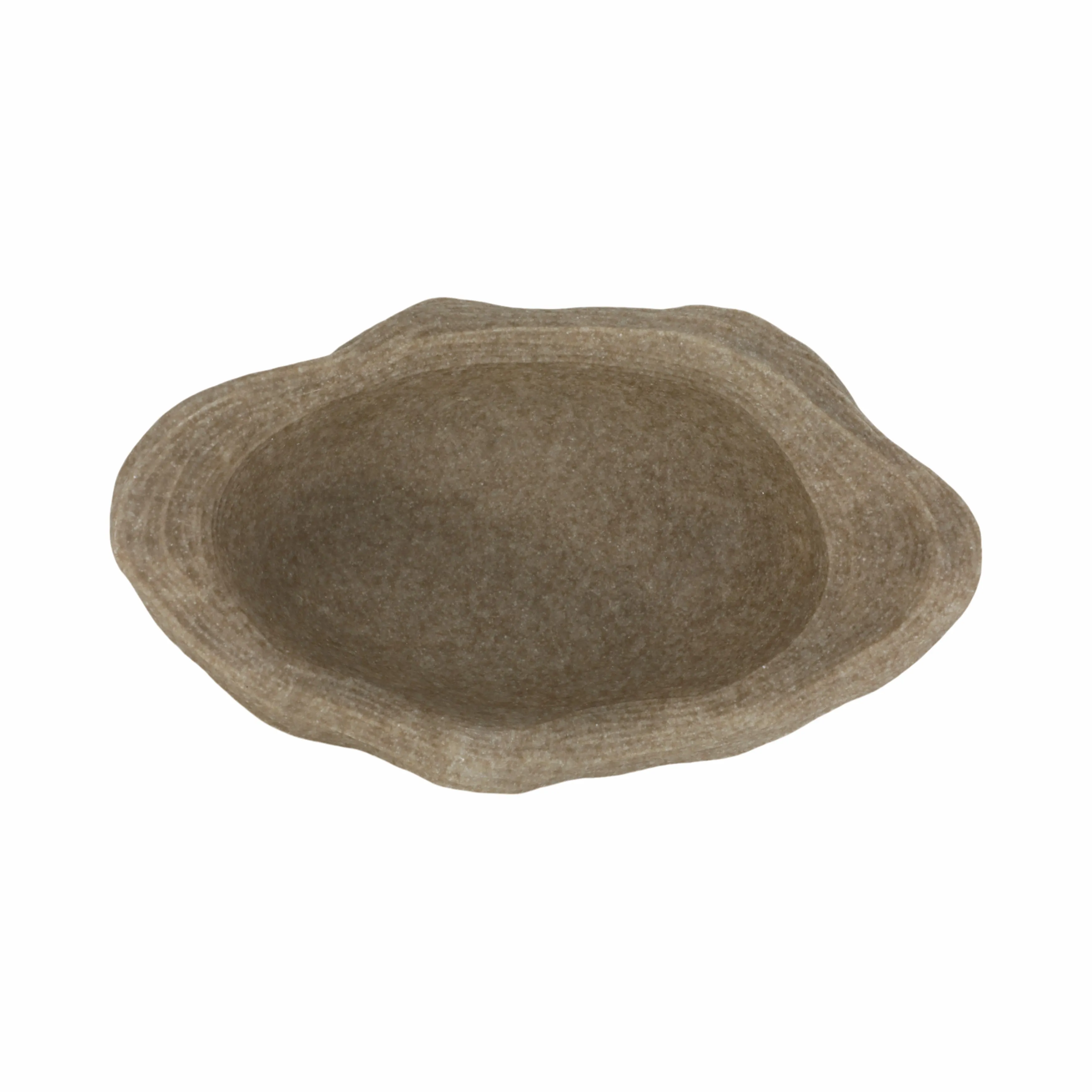 16" Flowood Brown Quartz Resin Bowl