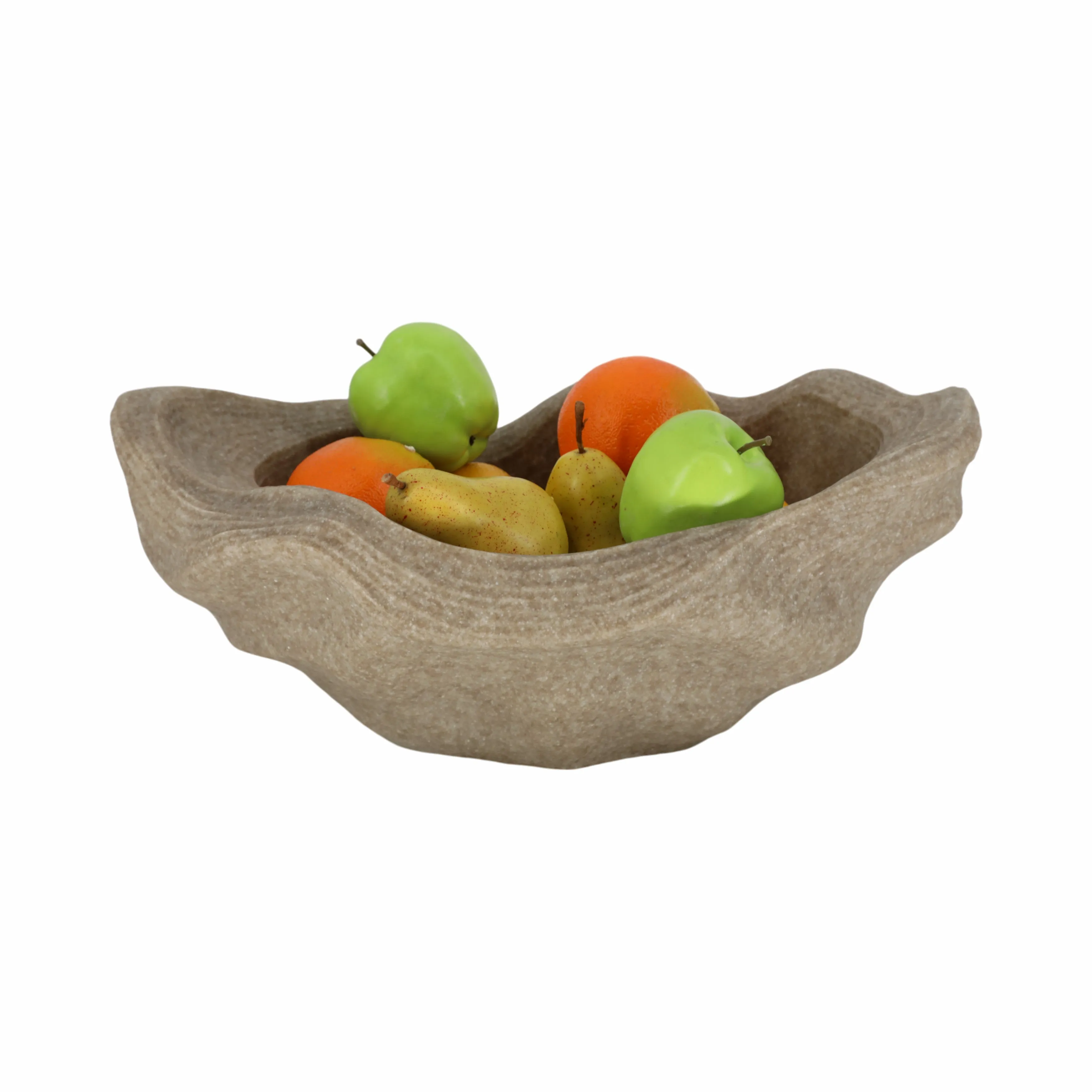 16" Flowood Brown Quartz Resin Bowl
