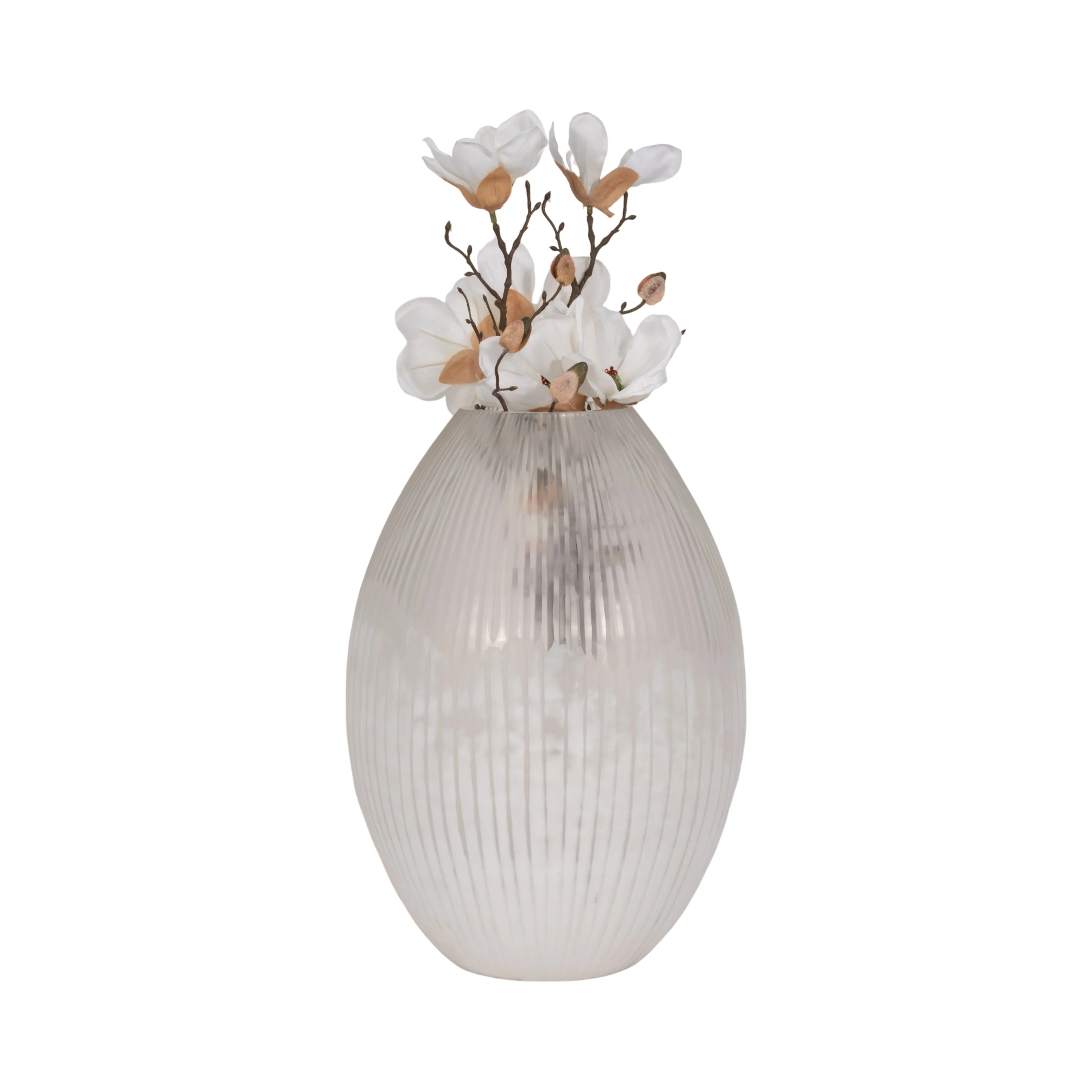 17" DULCET LARGE GLASS VASE