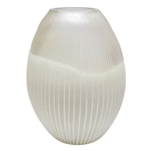 17" DULCET LARGE GLASS VASE