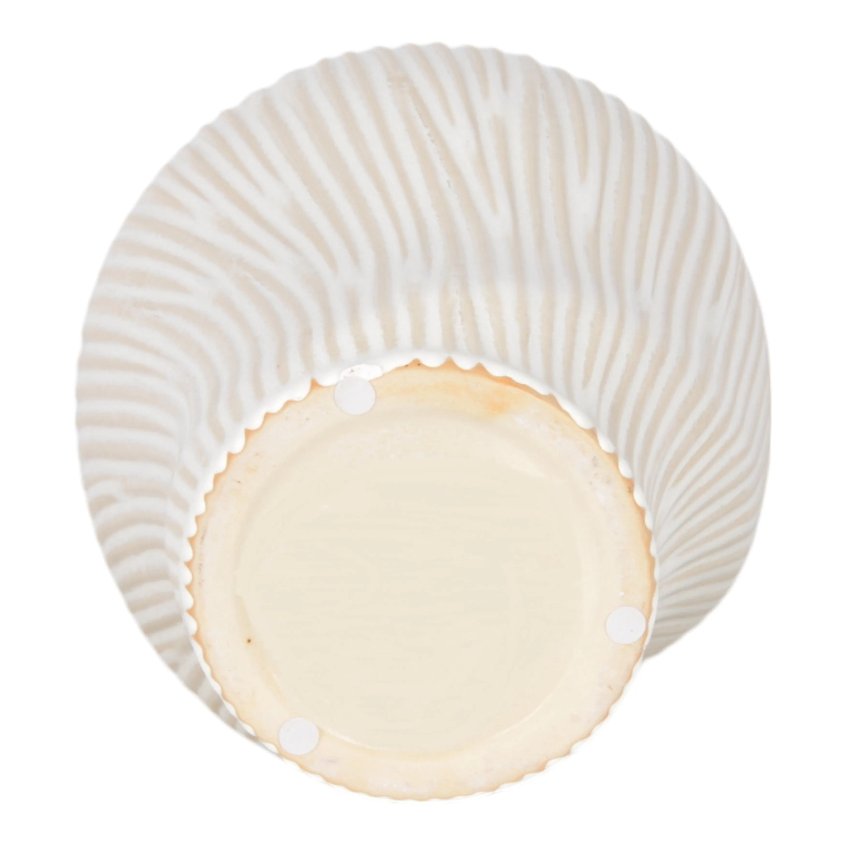 17" TIHANY LARGE CREAM  VASE