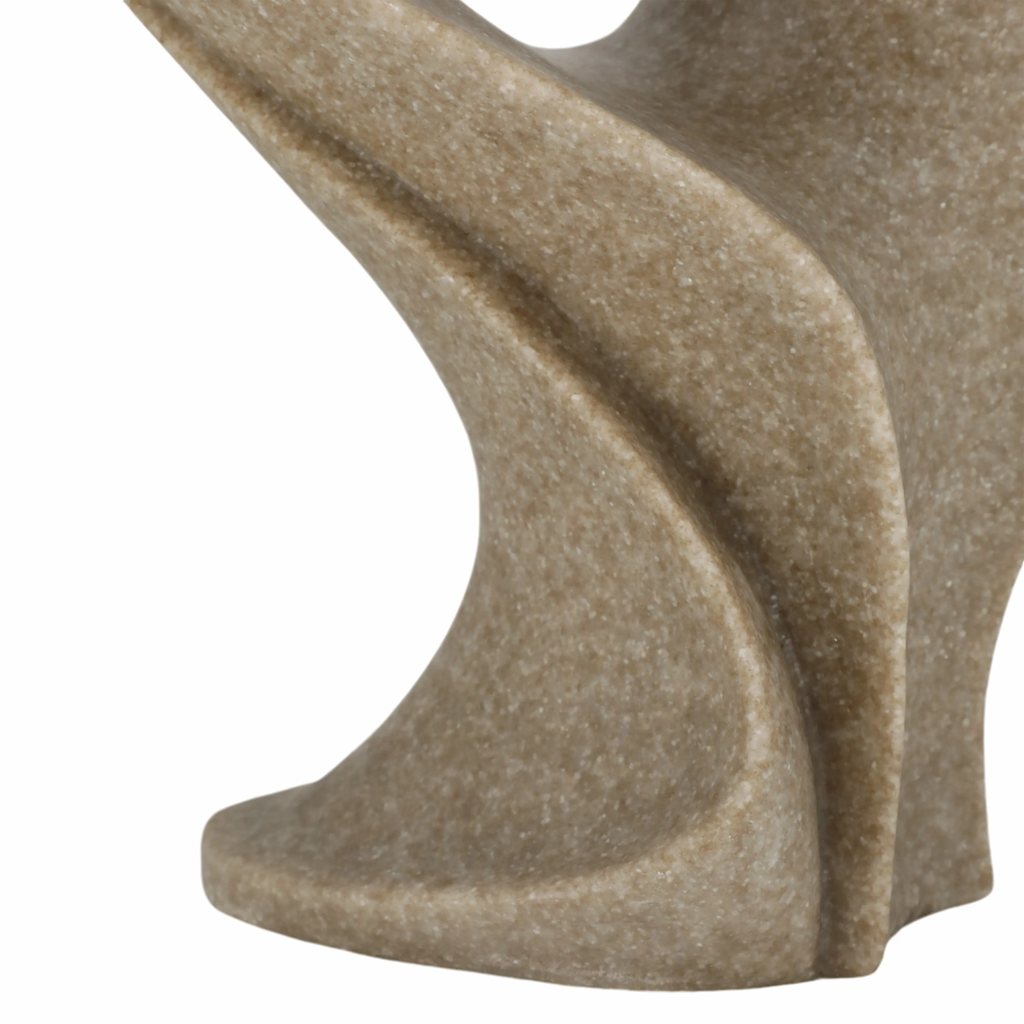 18" Flowood Brown Quartz Resin Statuary