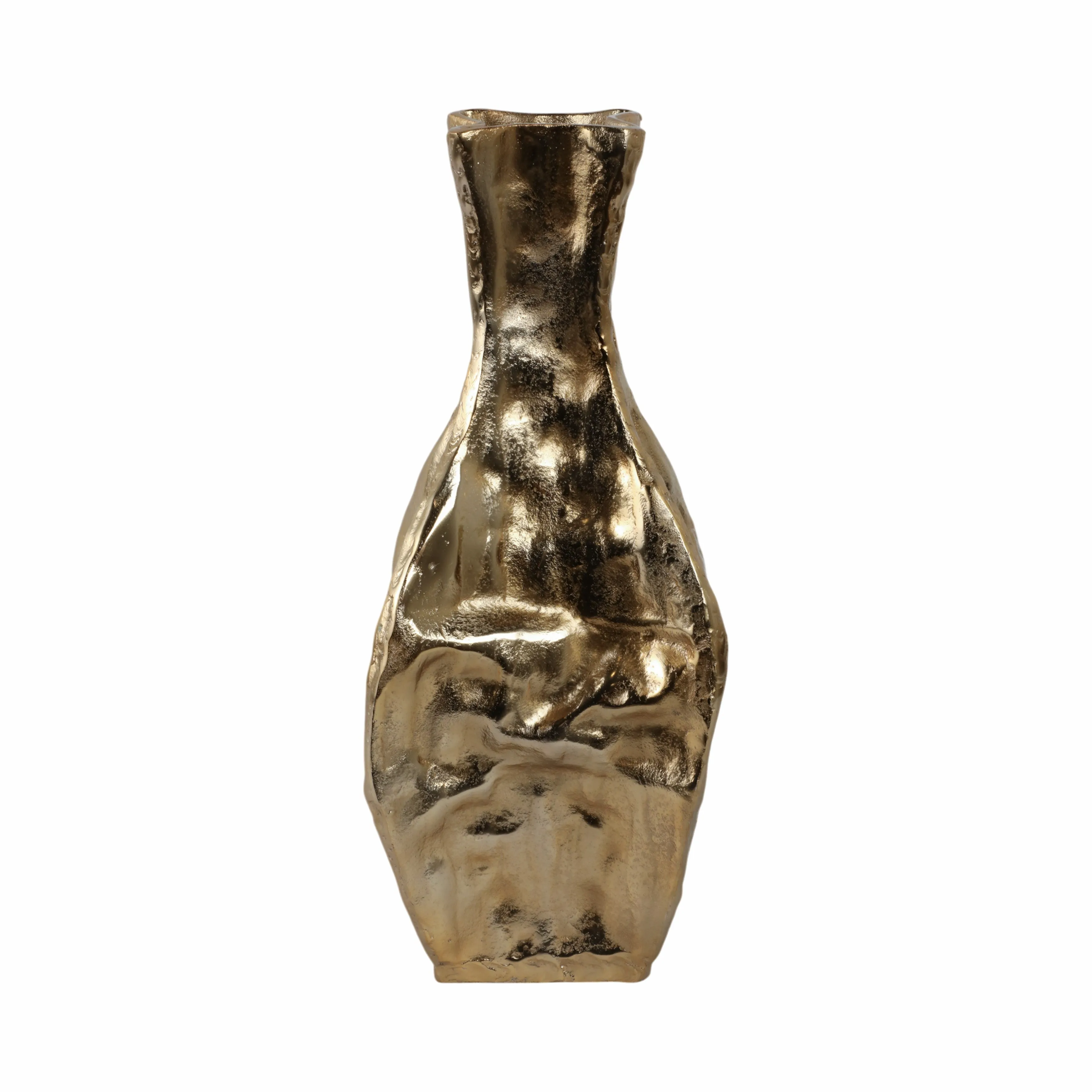 19" Bastia Small Gold Vase
