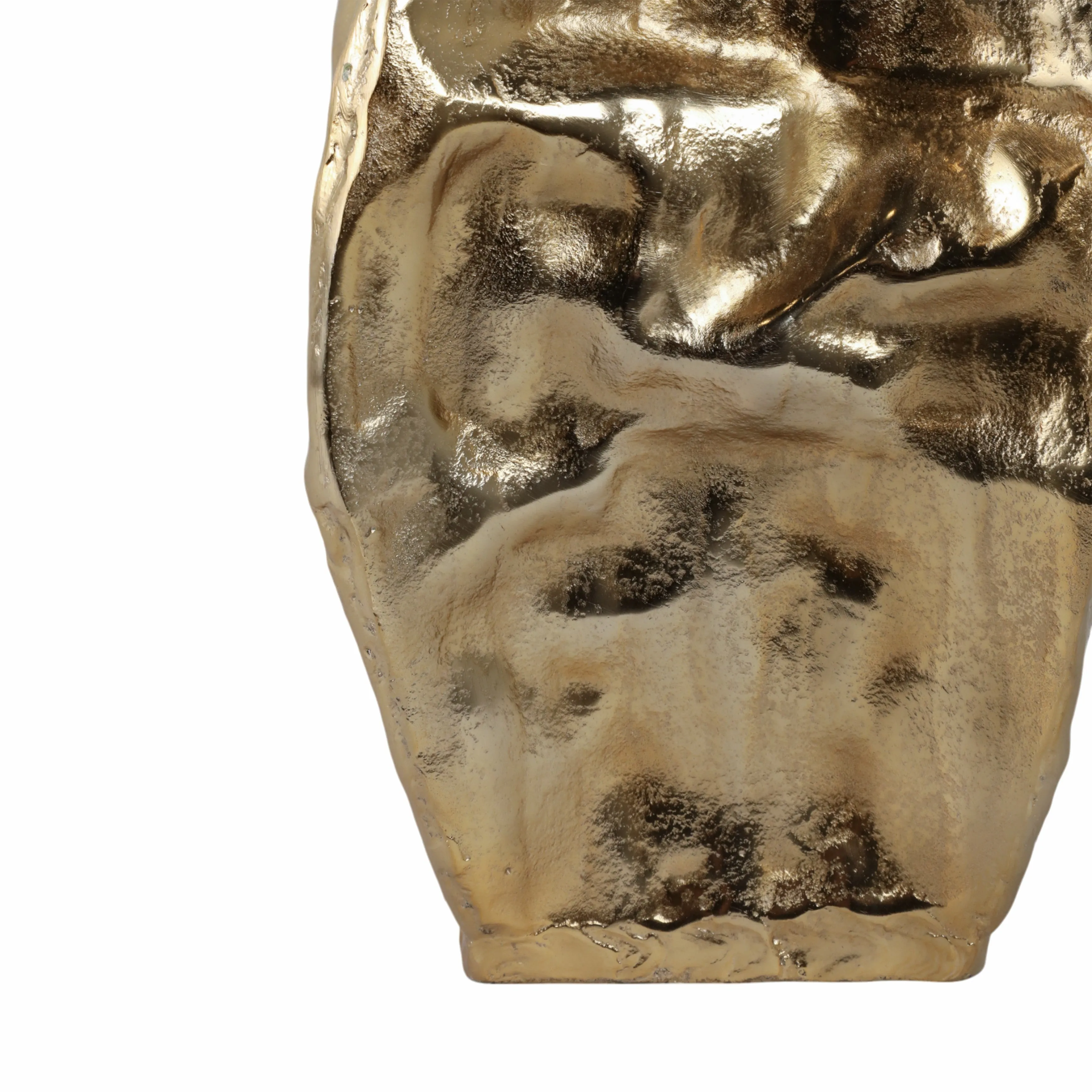 19" Bastia Small Gold Vase