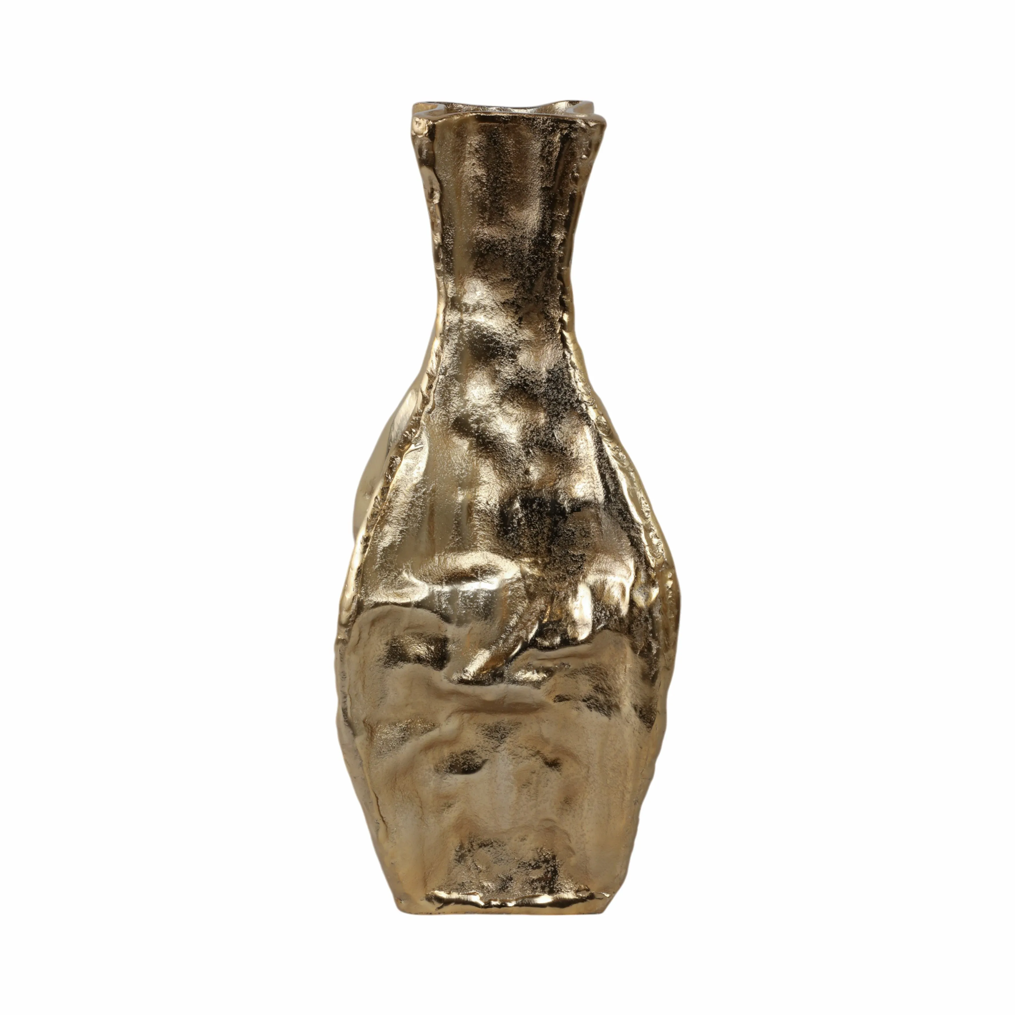 19" Bastia Small Gold Vase