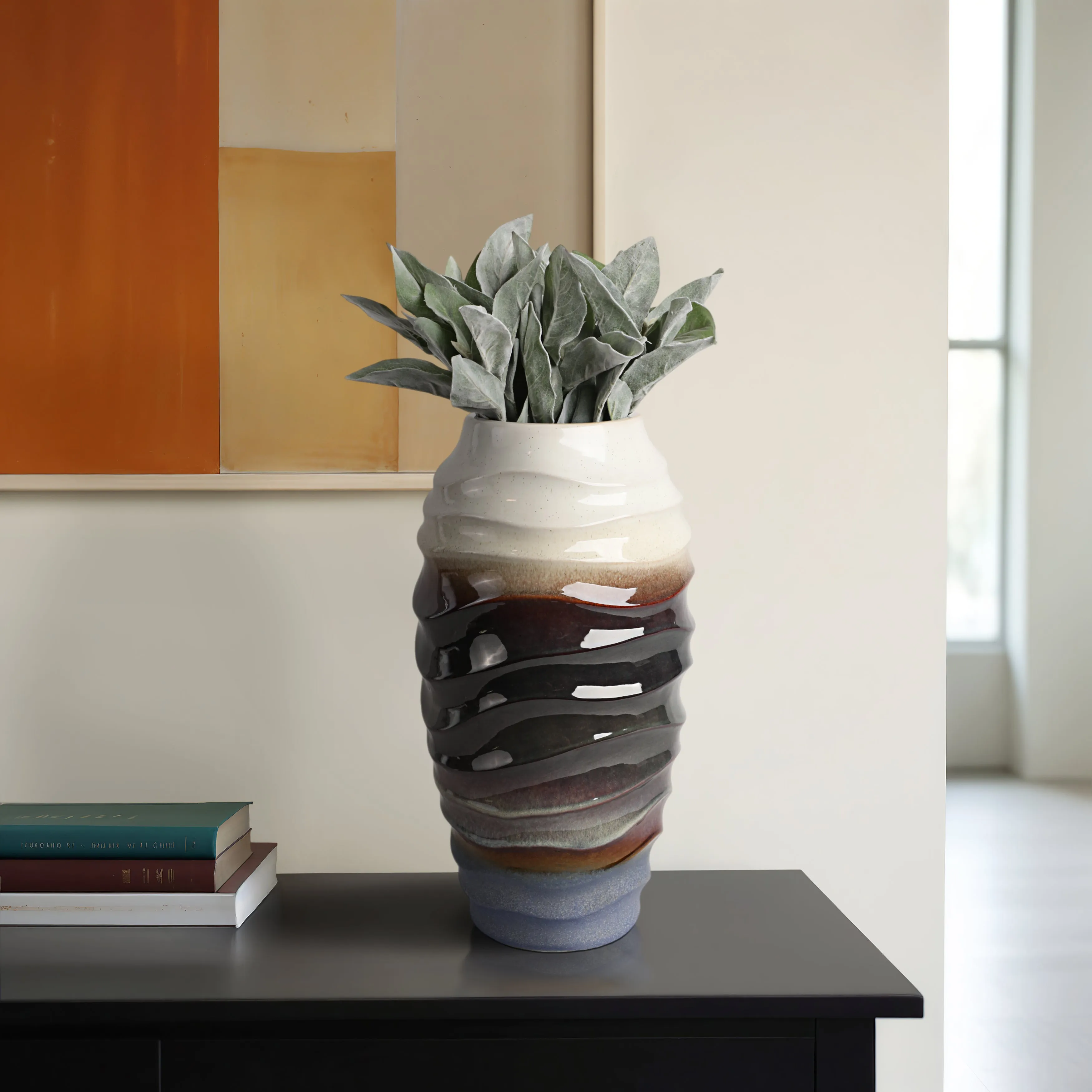 19" Cordoba Large Cream Vase
