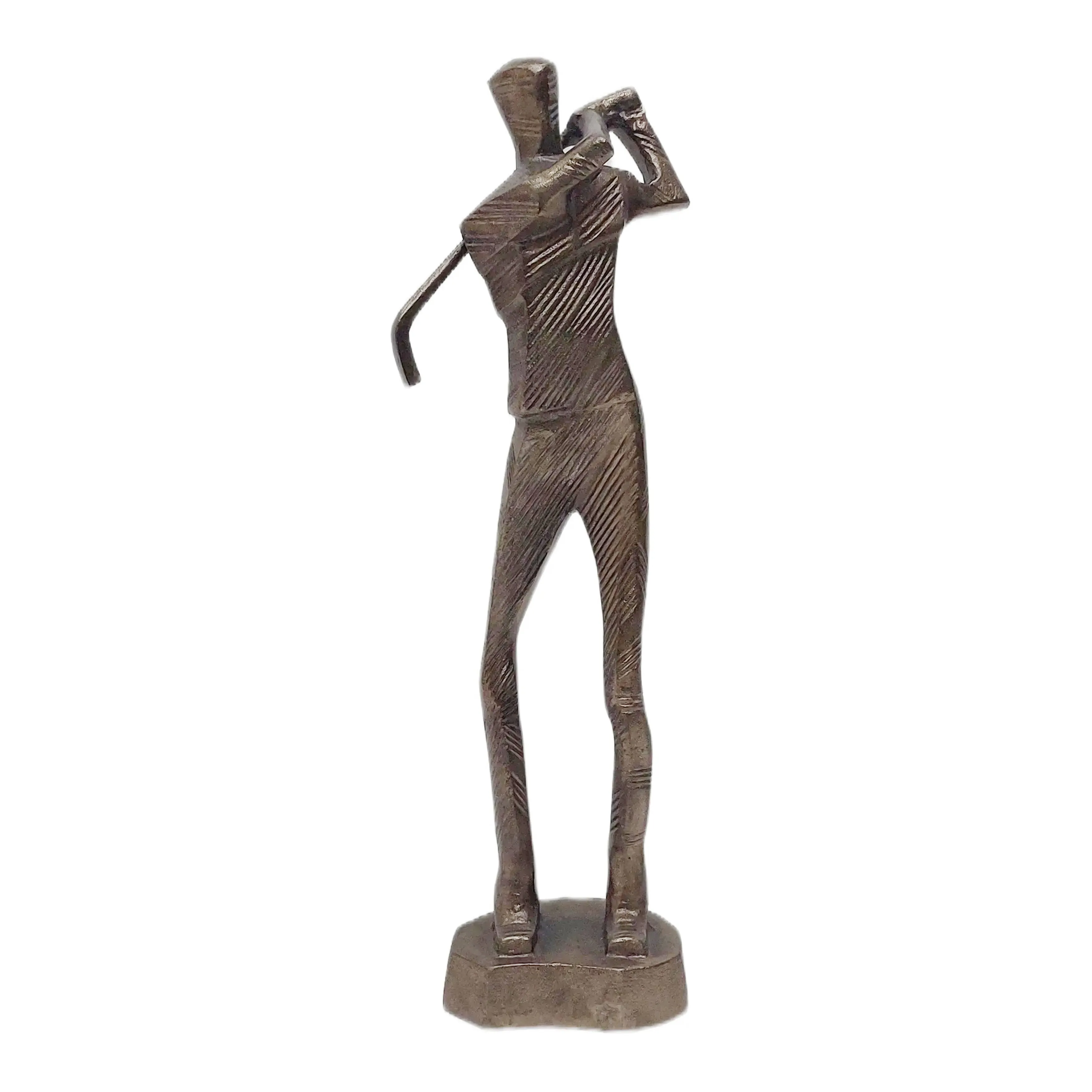 19x6" Golf Swing Sculpture, Bronze