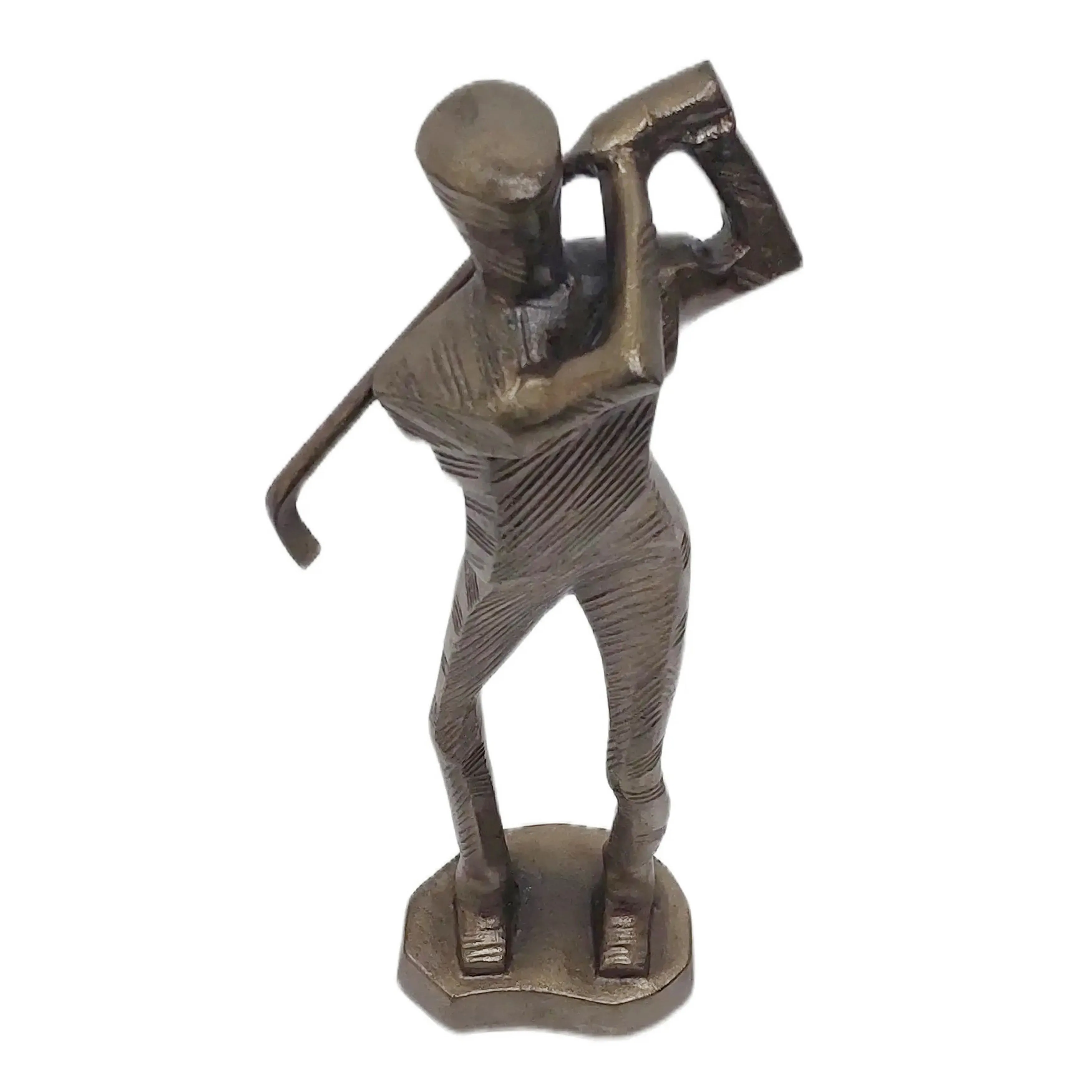 19x6" Golf Swing Sculpture, Bronze