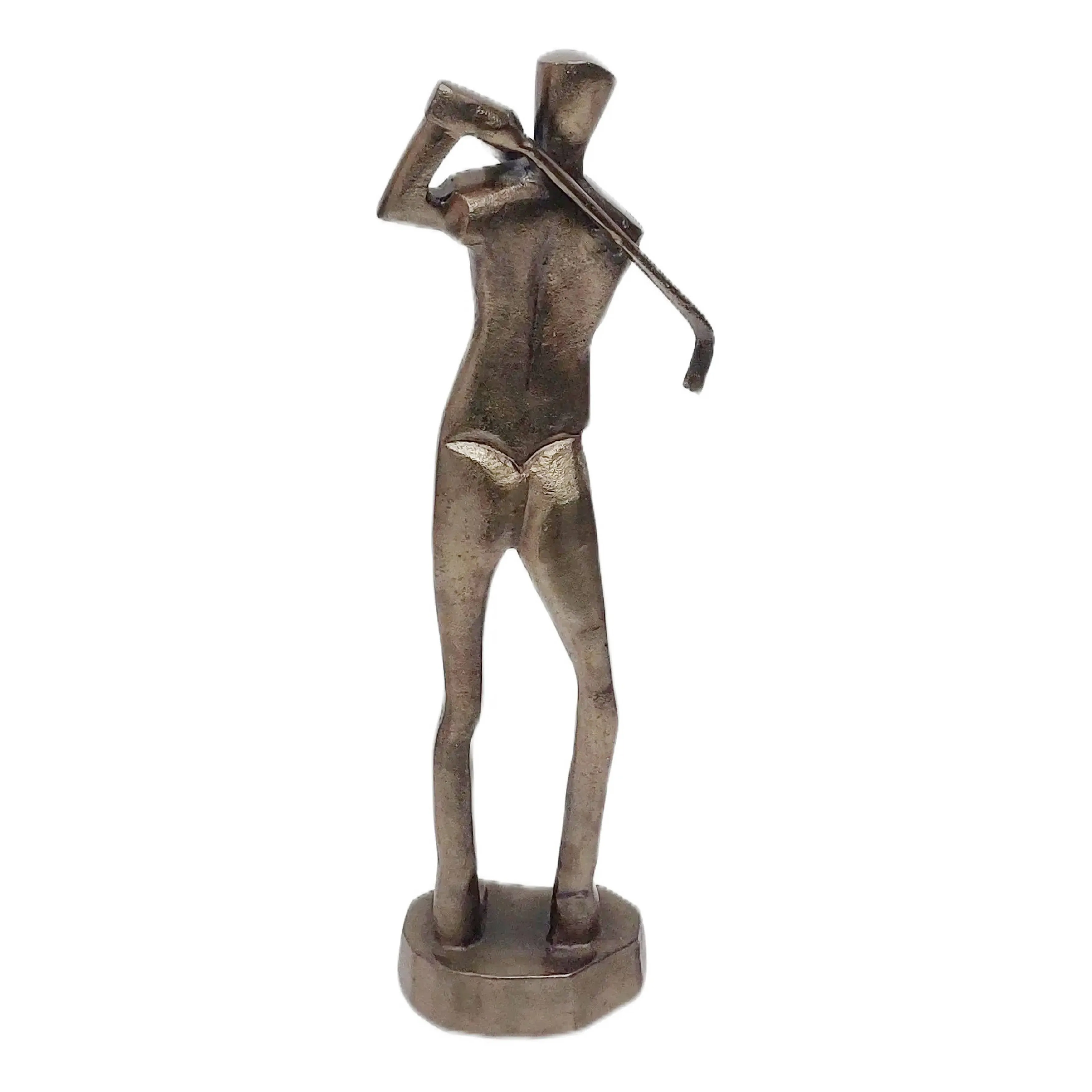 19x6" Golf Swing Sculpture, Bronze