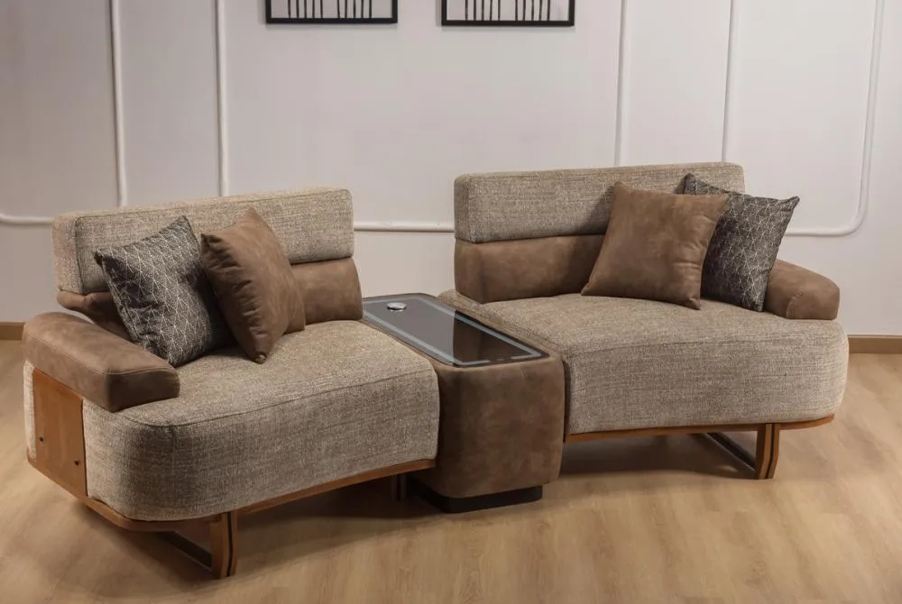 2-seater sofa from Maiden Home, brown - 190x75x75 cm M110453465