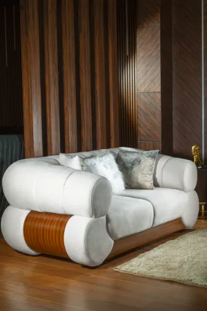 2-seater sofa from Maiden Home, white - 190x75x75 cm M110453333